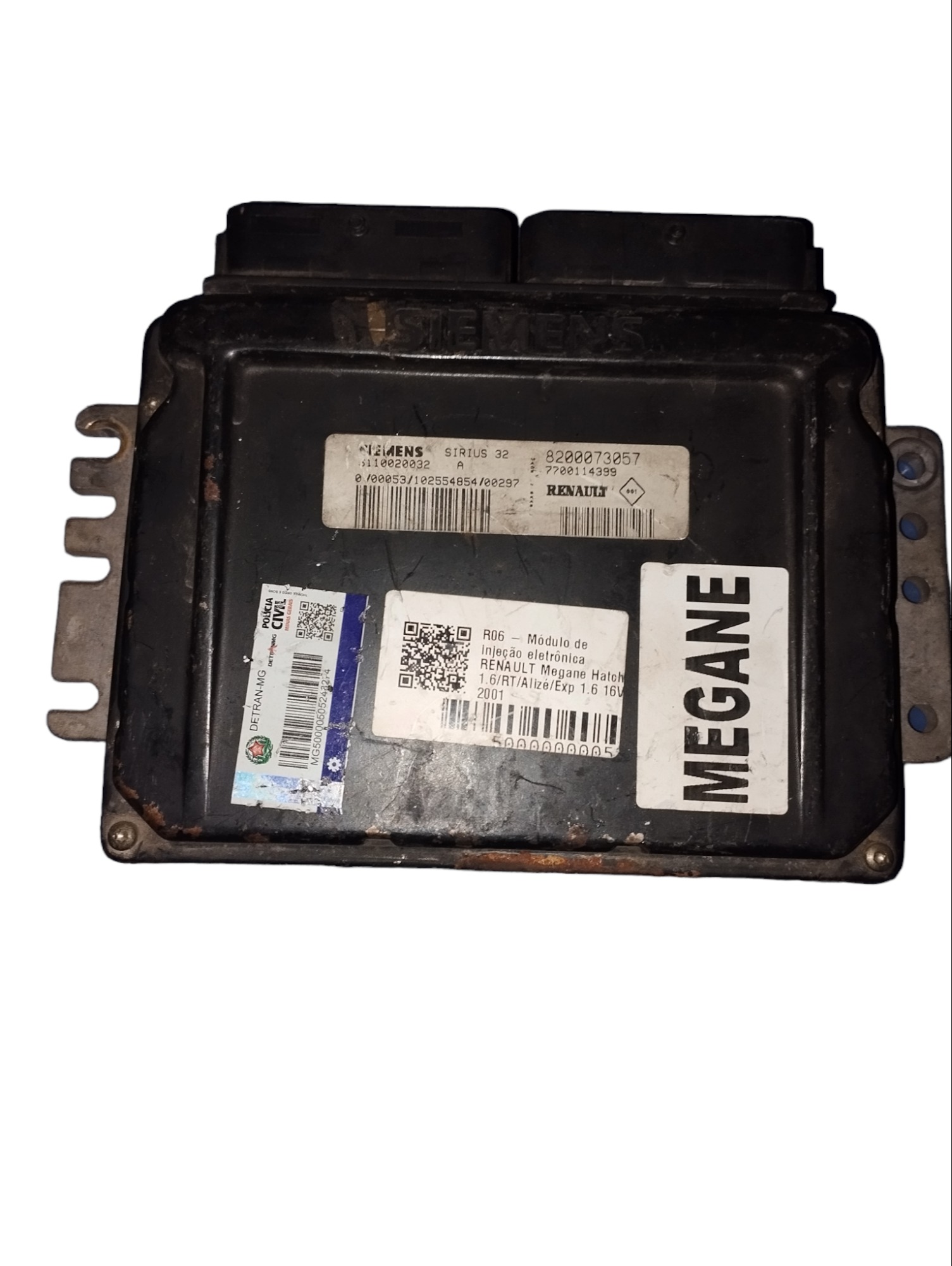 Módulo Dê Injeção Renault Scenic Clio 1.6 16v 8200073057