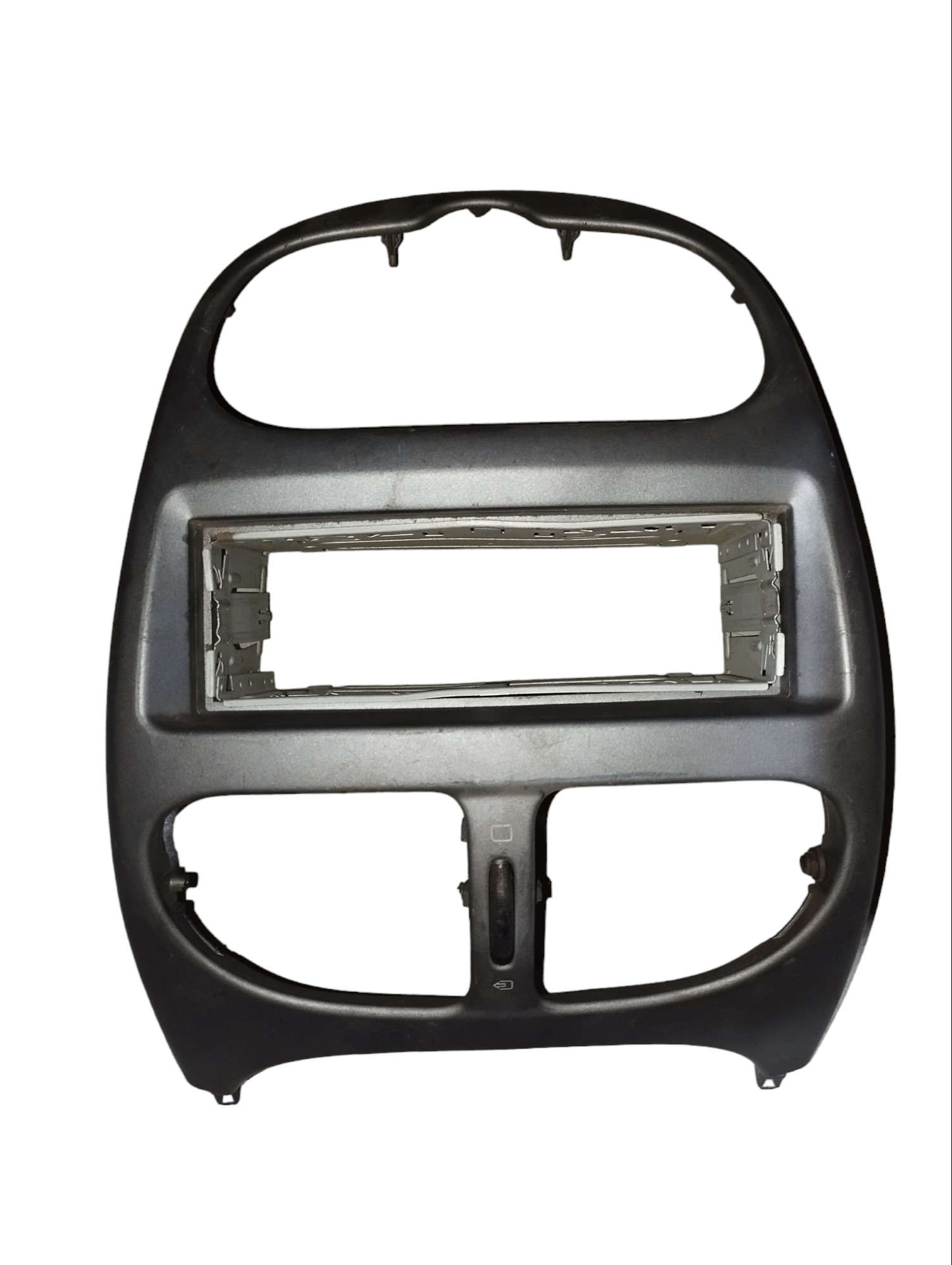 Moldura Central Painel Rádio Peugeot 207 2002 A  2003 7