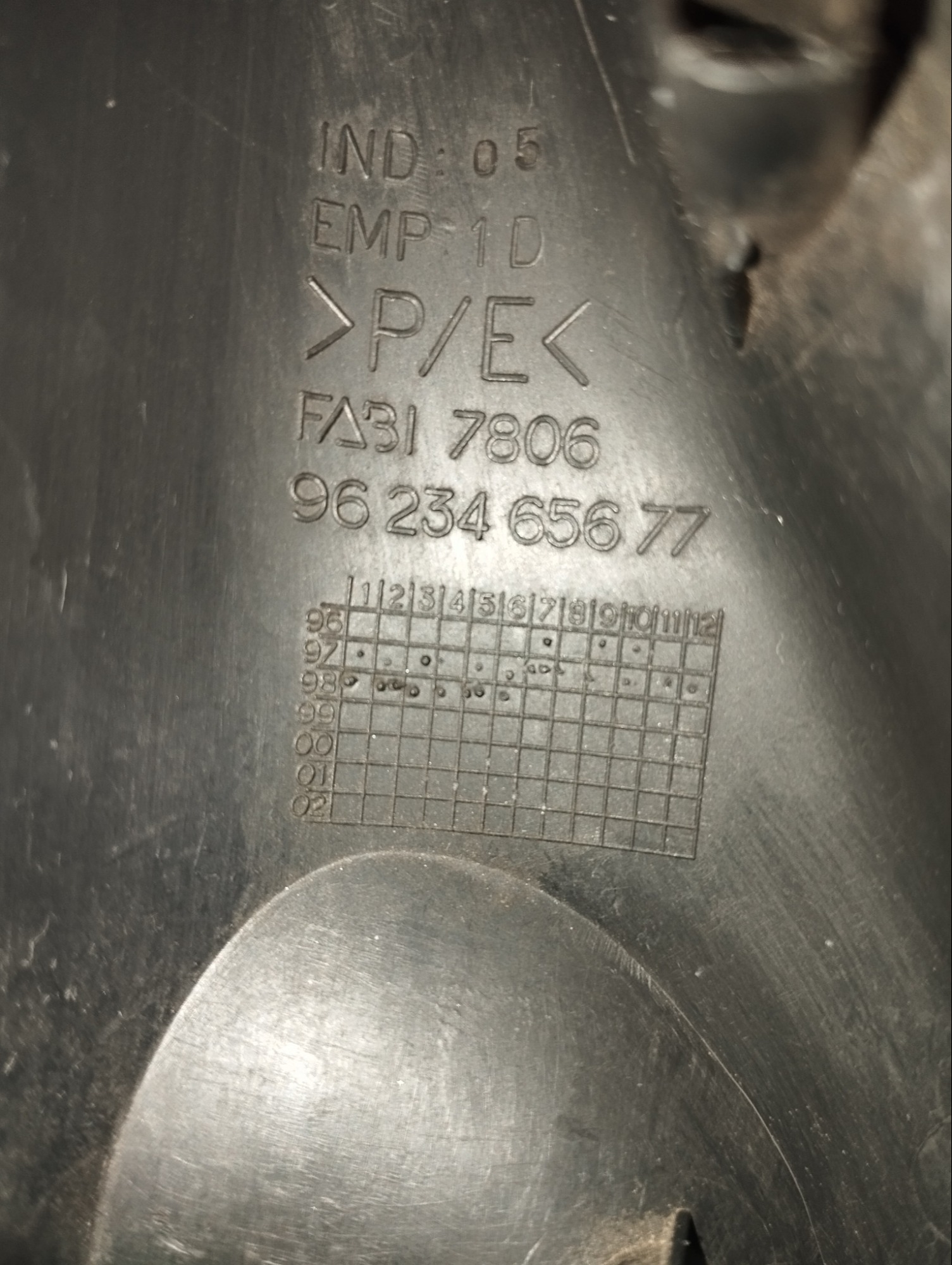 Acabamento Retrovisor Direito Peugeot 306 1999 A 2001 3