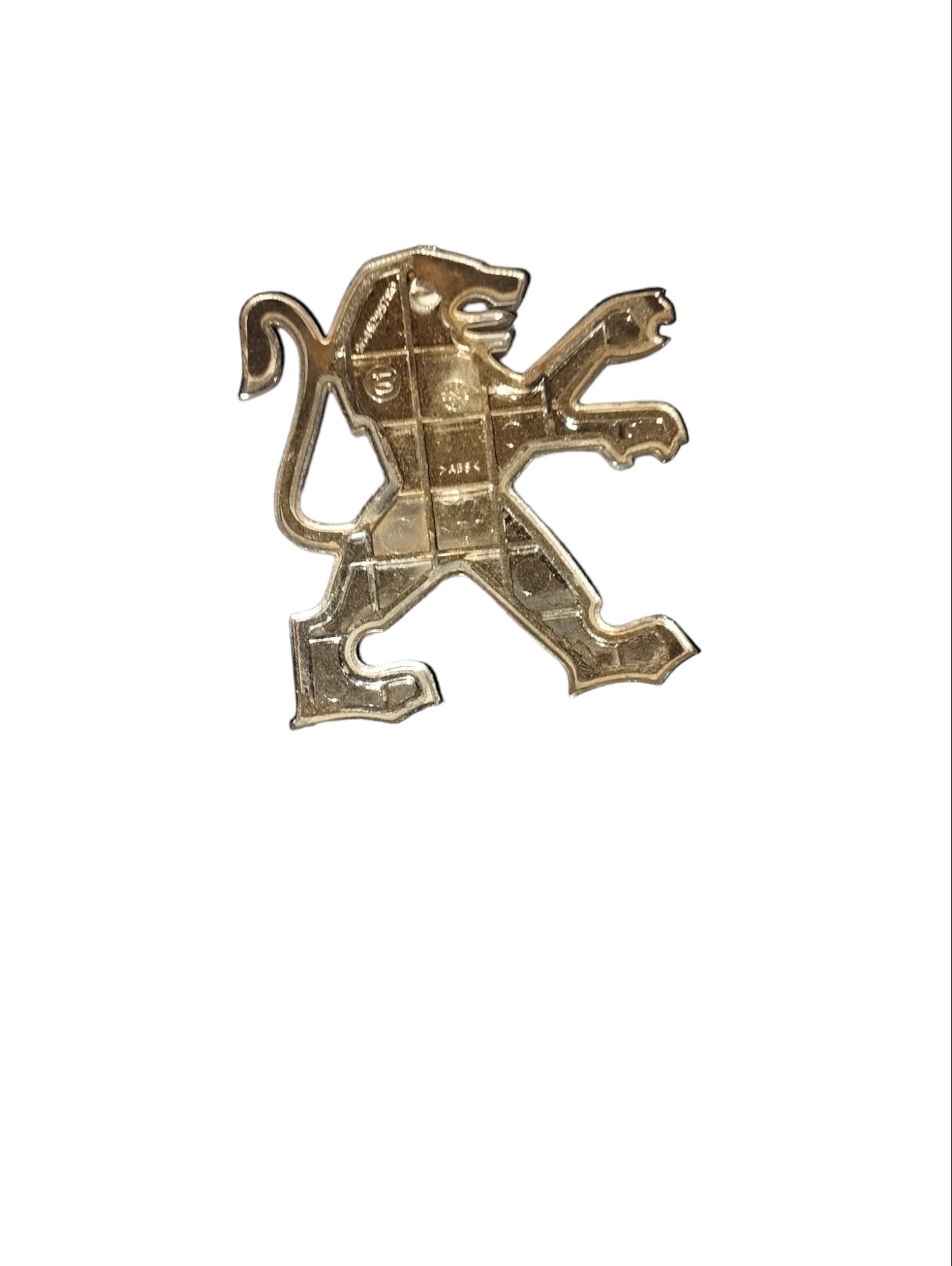 Emblema Leão Peugeot 206 207 Tampa Traseira Original 2