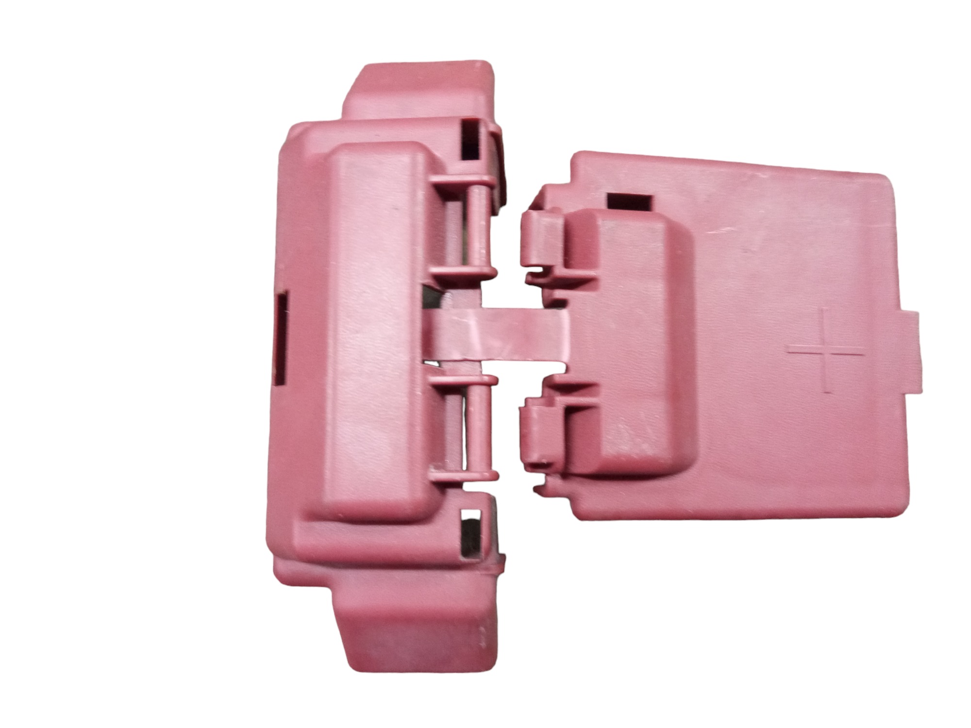 Capa Polo Positivo Bateria Nissan Kicks 1.6 2022 2023  Vermelho