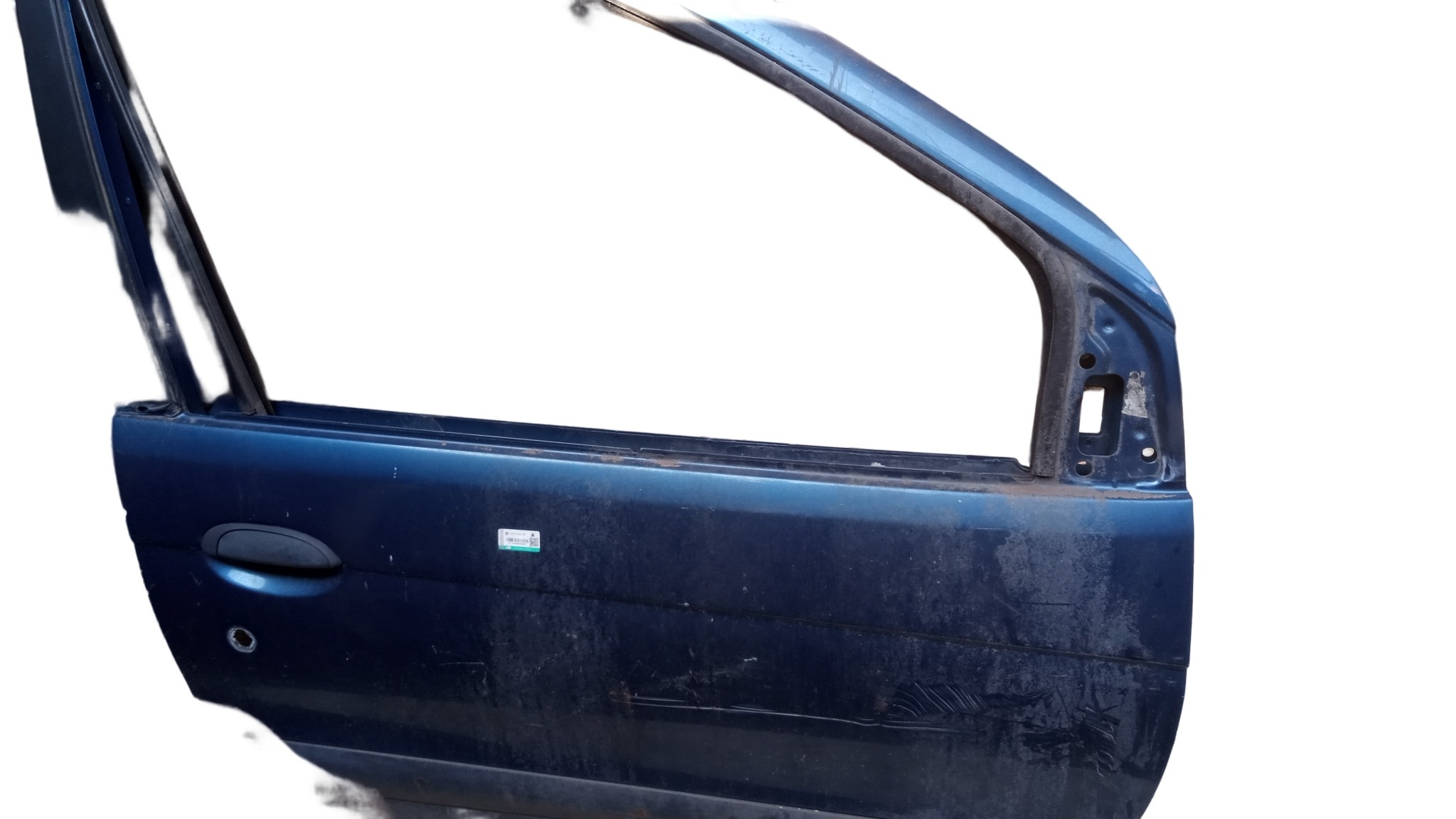Porta Diant Dir Renault Scenic 00 Orig Só Lata  Dianteira Direito Verde