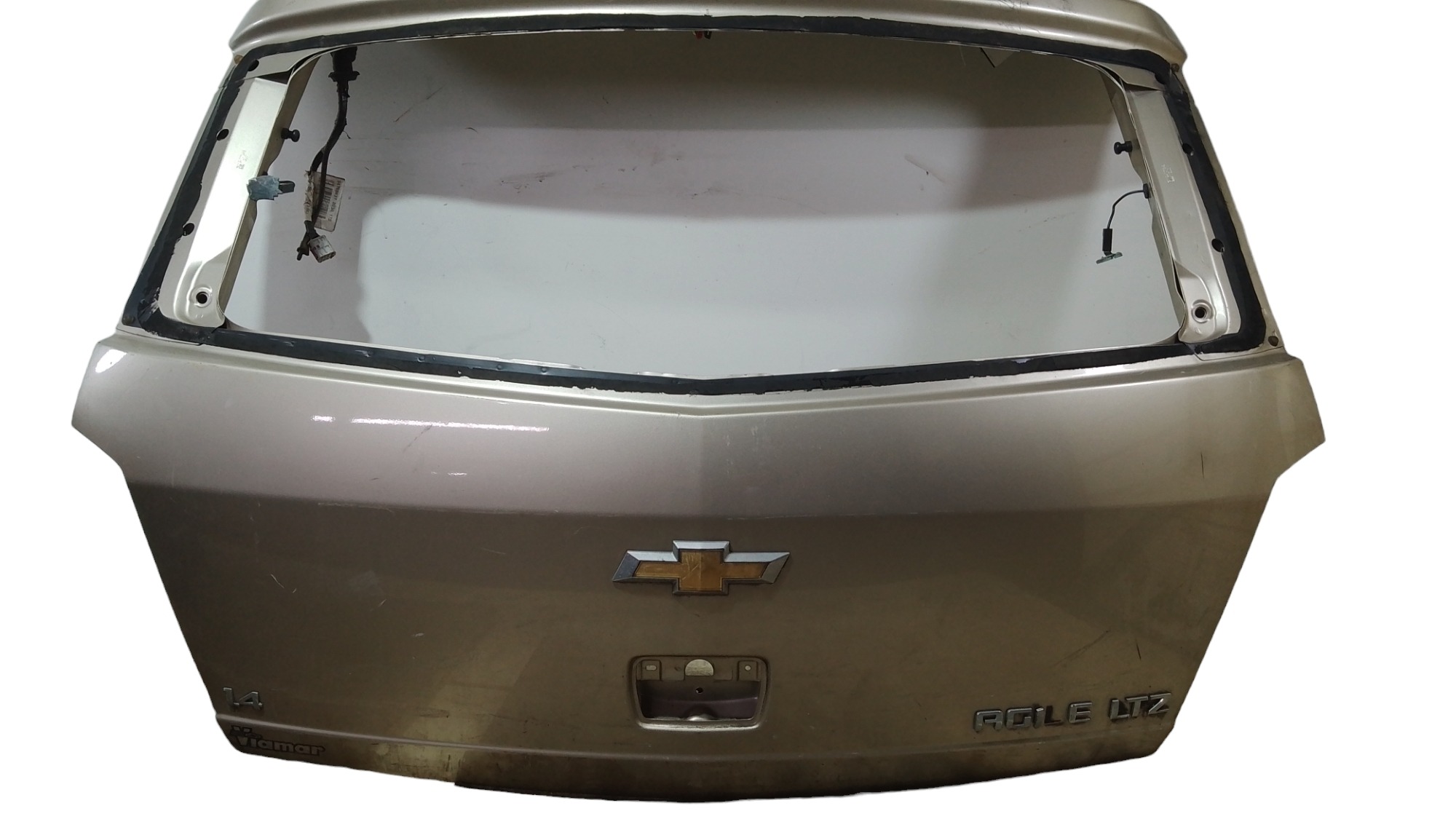 Tampa Traseira Chevrolet Agile Original Sem Vidro  Bege