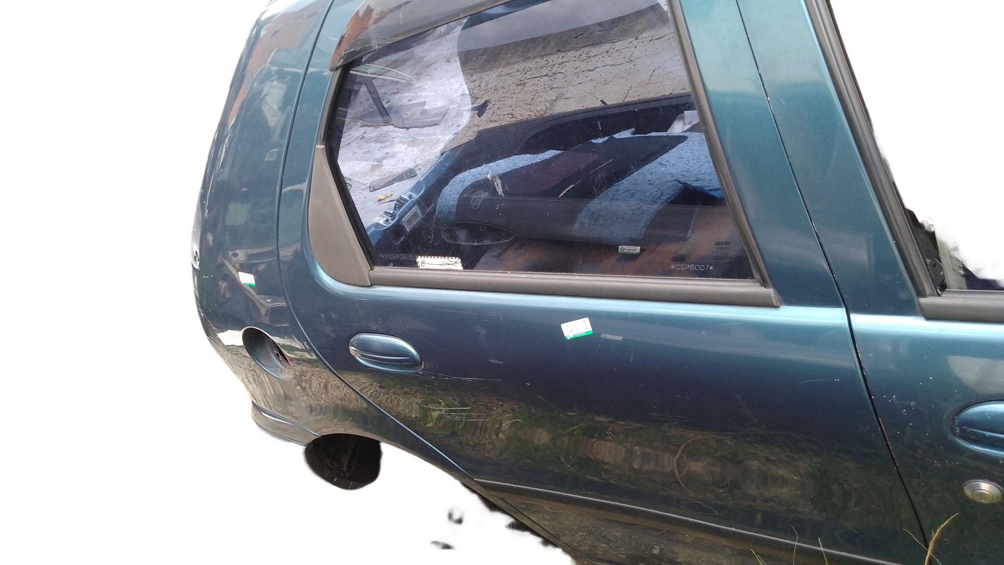Porta Traseira Direito Fiat Palio 98 Original  Traseira Direito Verde