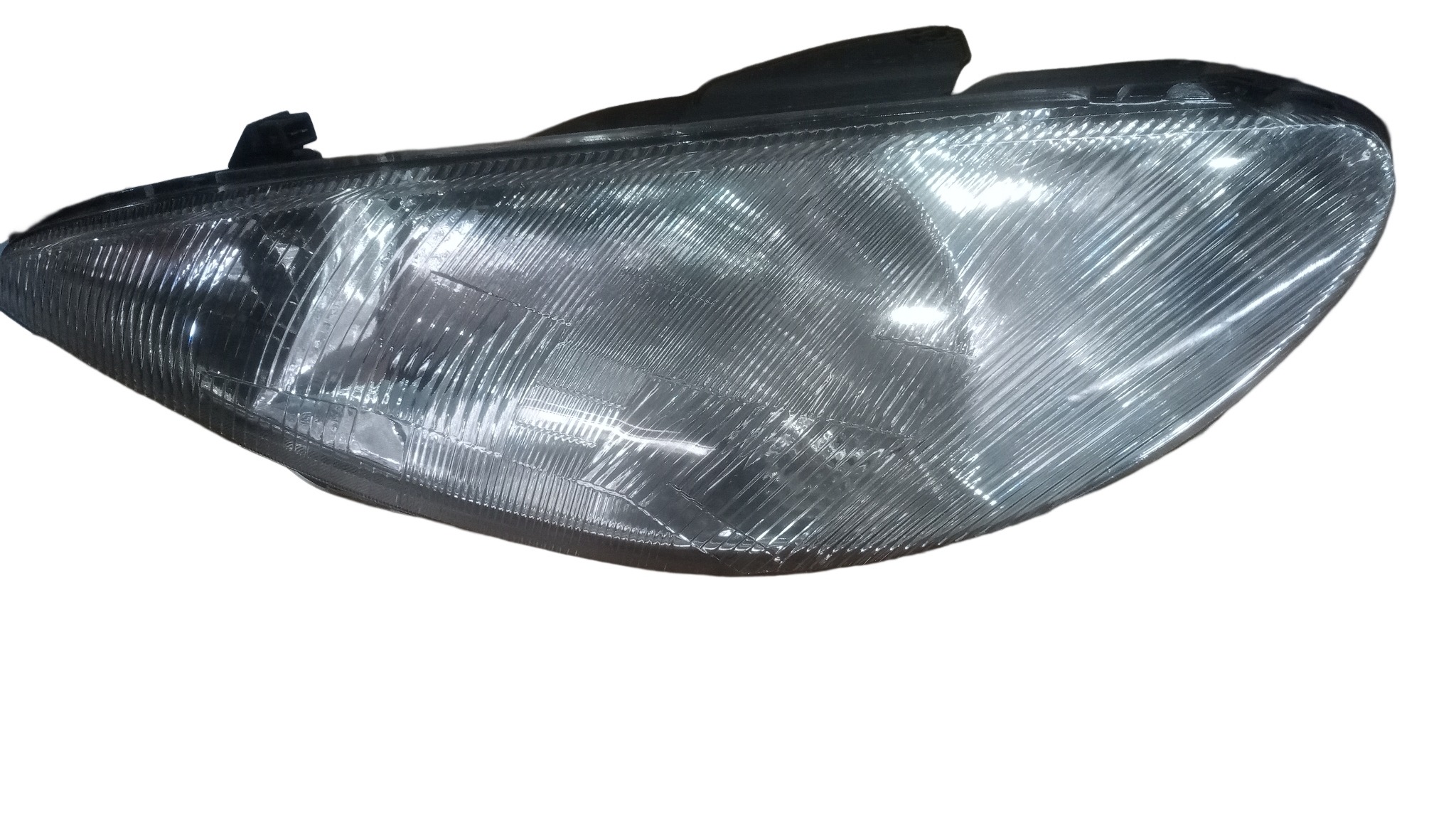 Farol Esquerdo Peugeot 206 Foco Simples Rajado Novo