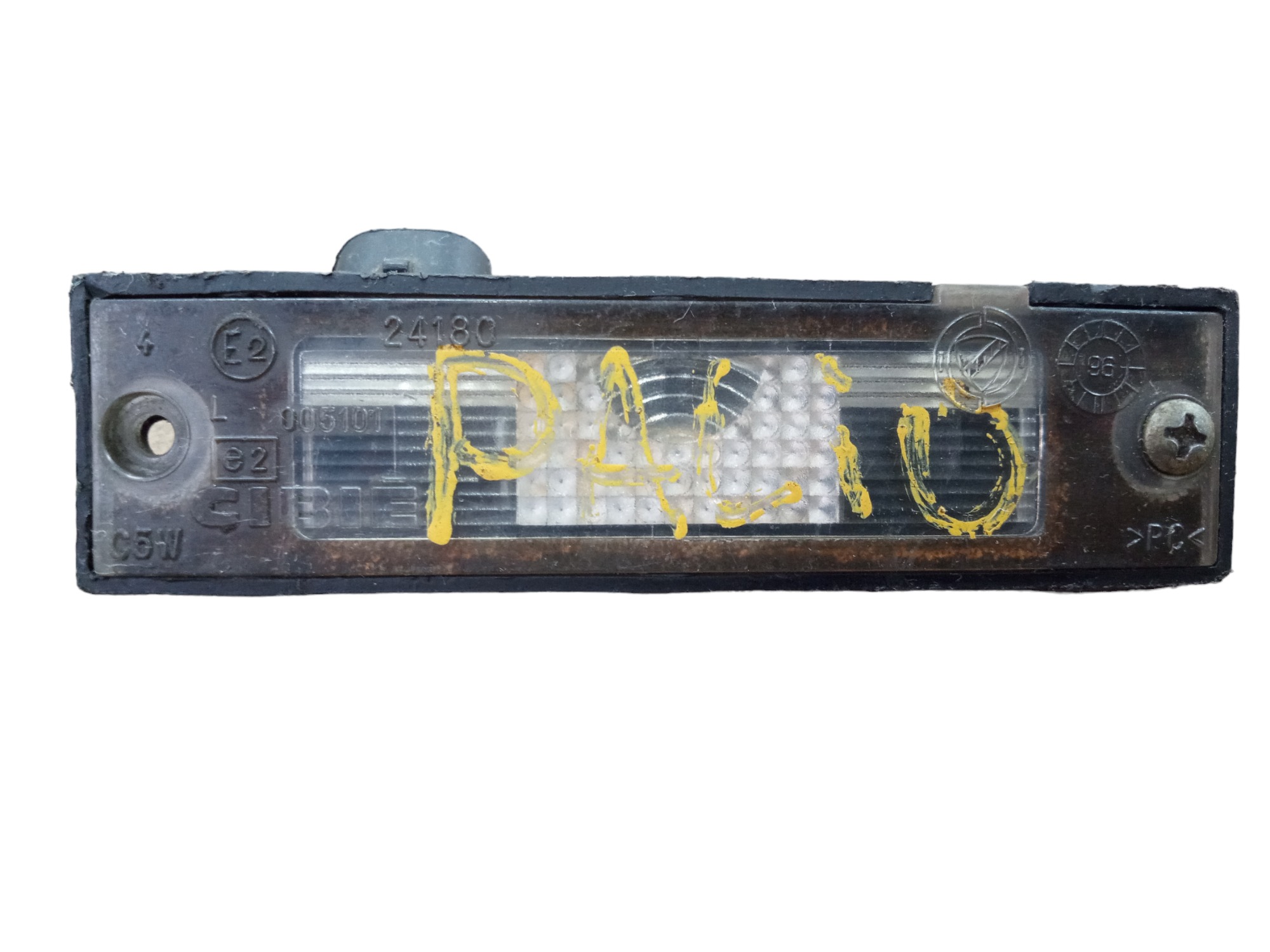 Luz Placa Traseira Fiat Palio Hatch 1996 2000