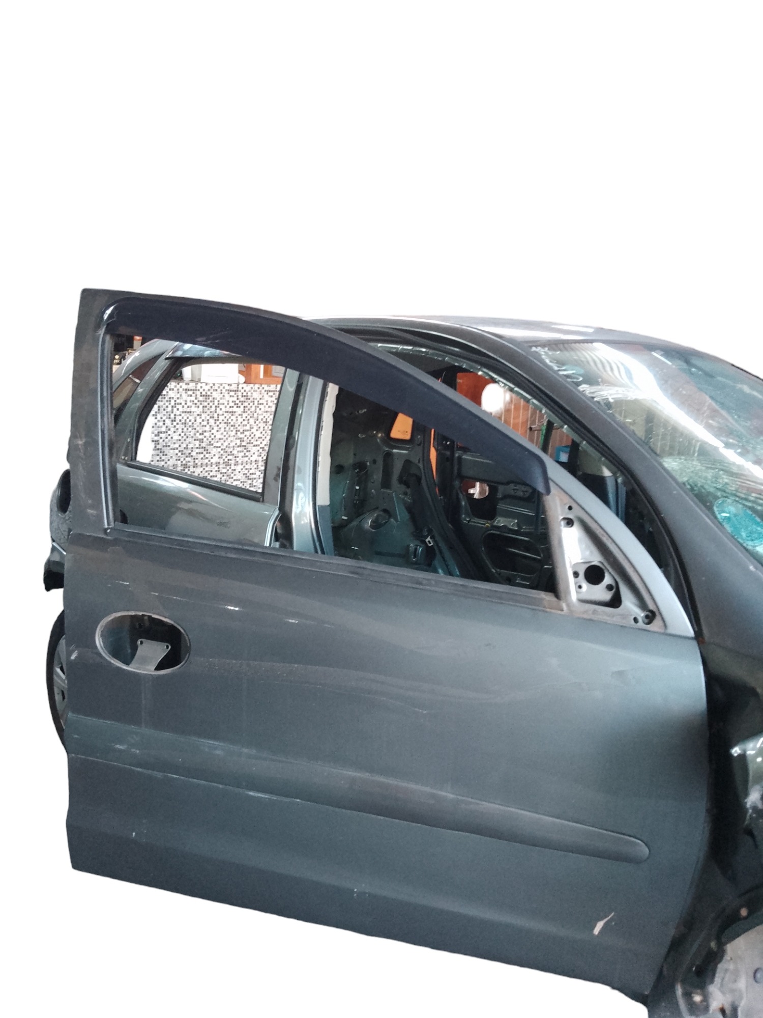 Porta Dianteira Direita Chevrolet Corsa Montana 2004 Origina Dianteira Direito Cinza