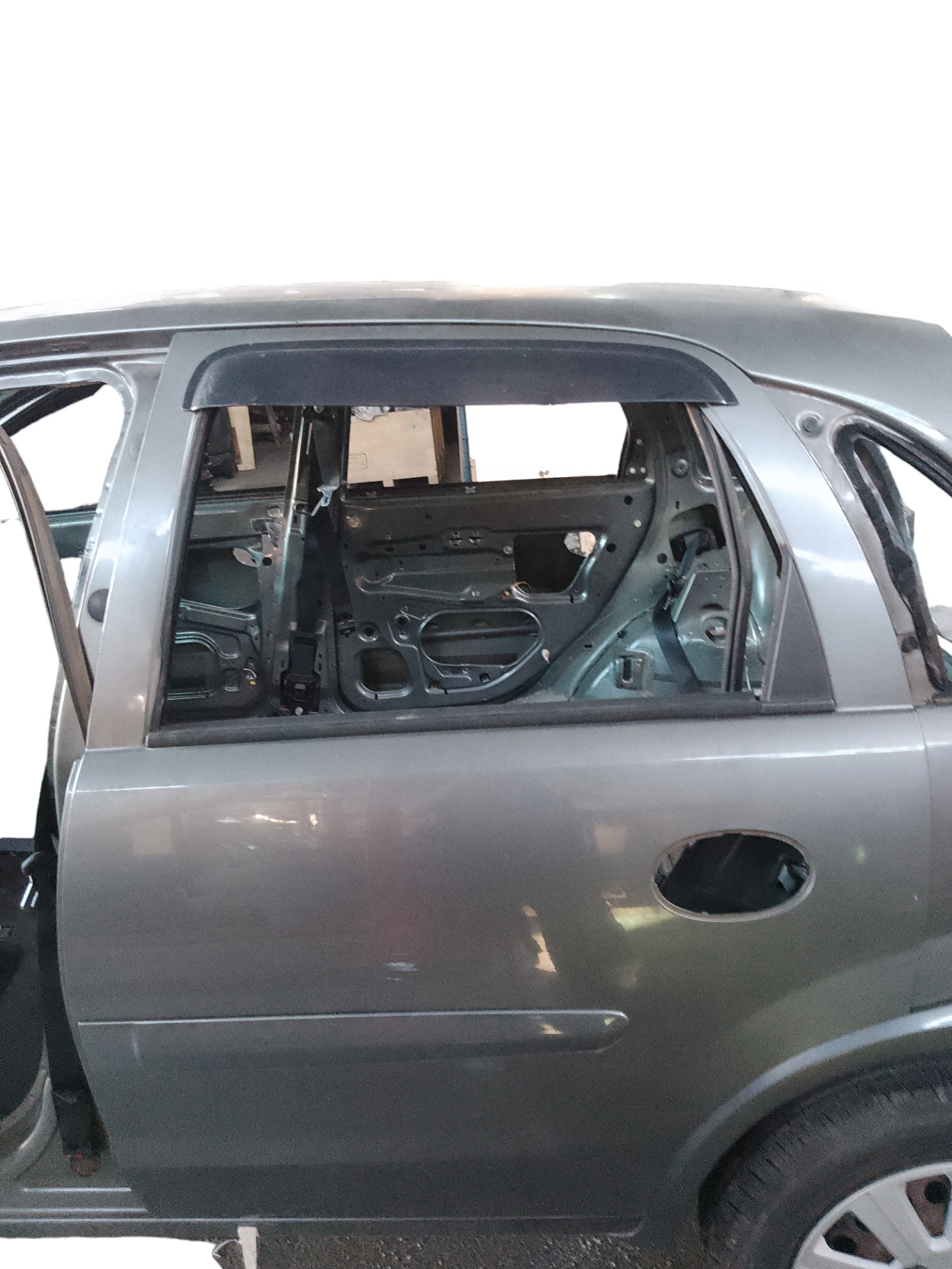 Porta Traseira Esquerda Chevrolet Corsa Montana 2008 Origina Traseira Esquerdo Cinza