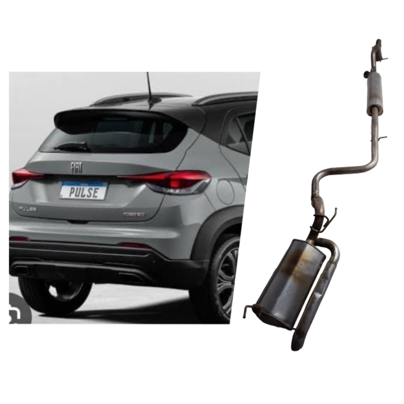 Escapamento Completo Fiat Pulse 1.0 3cc Turbo Audace Origina