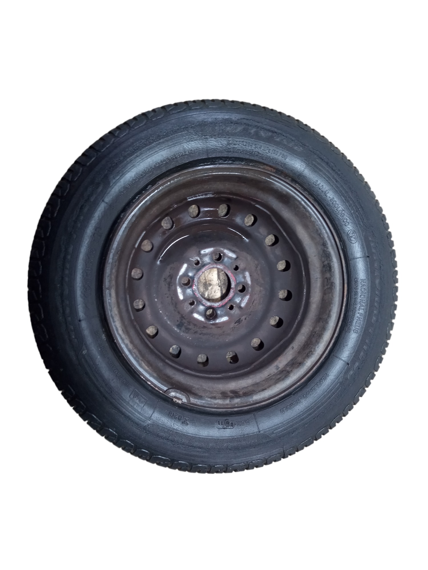 Roda Pneu Estepe Aro 13 Fiat Original