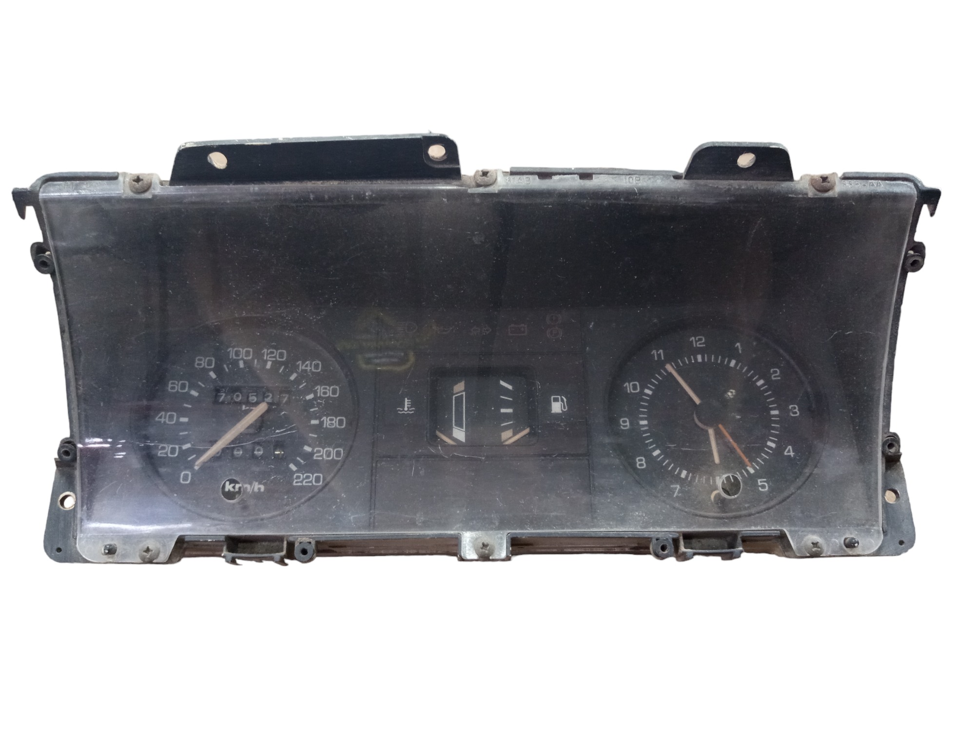 Painel Instrumento Velocimetro Ford Escort 1984 1989 Preto