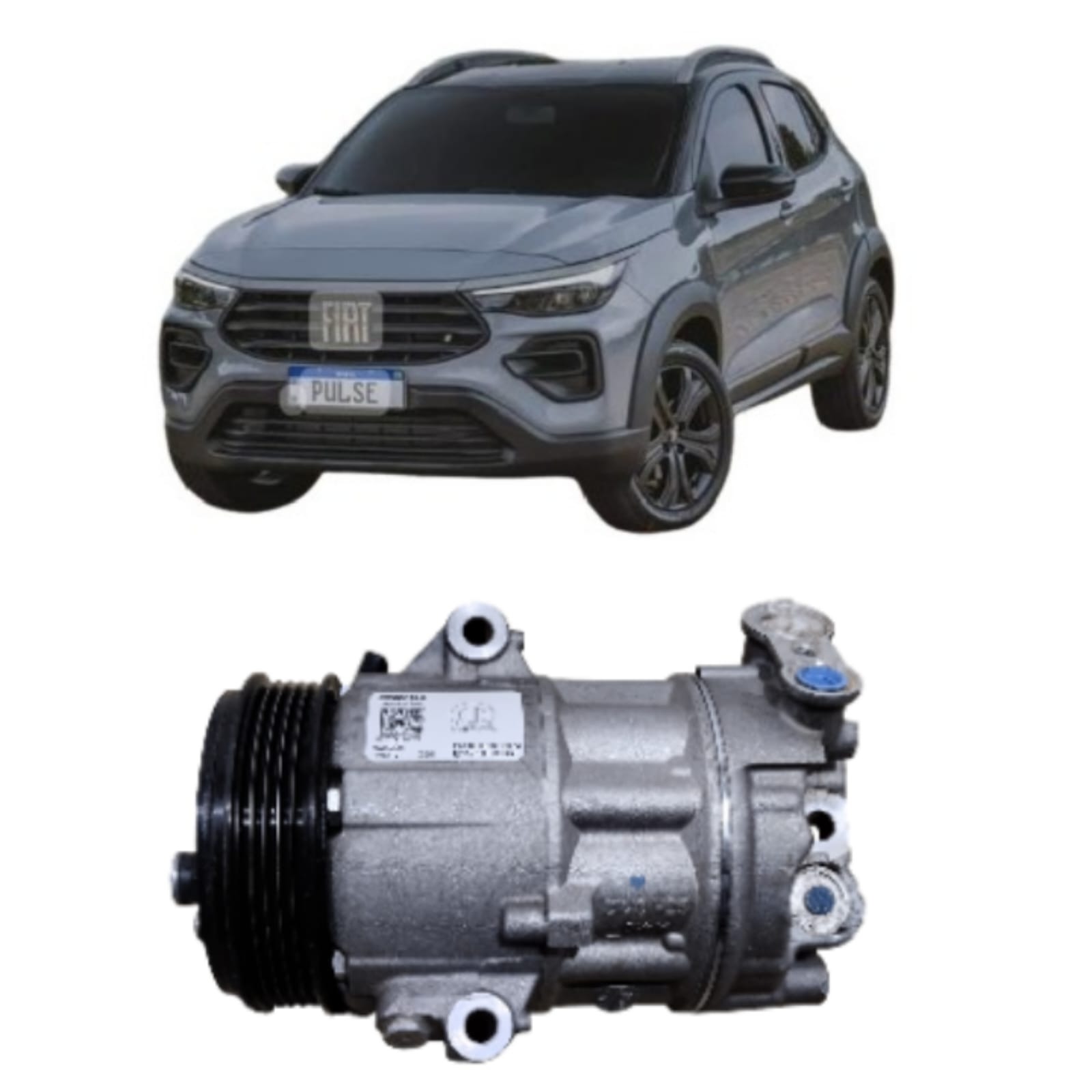 Compressor Ar Condicionado Fiat Pulse 1.0 Turbo 3cc 2022