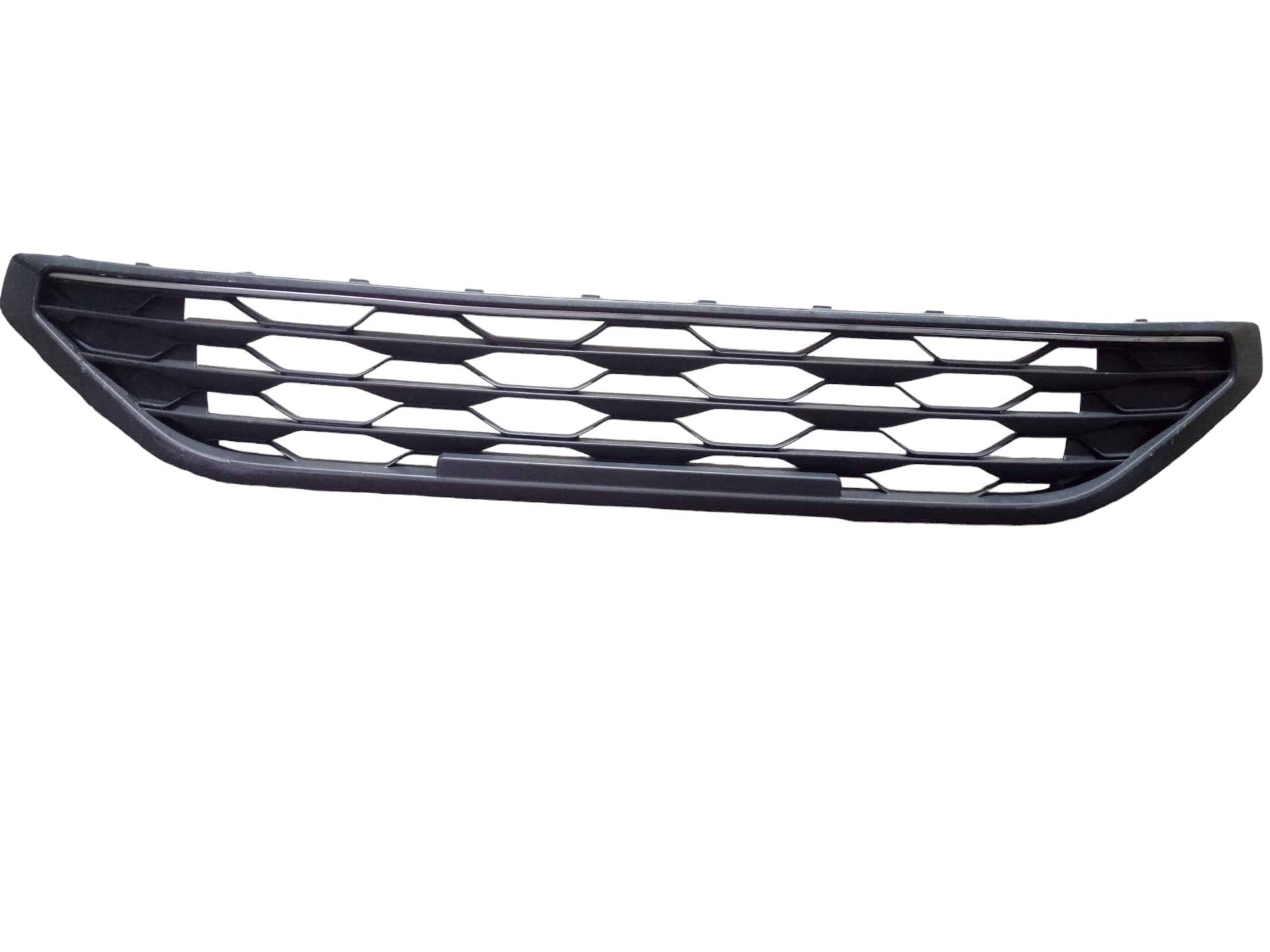 Grade Parachoque Dianteiro Vw Nivus 2023 Original  Preto Fosco