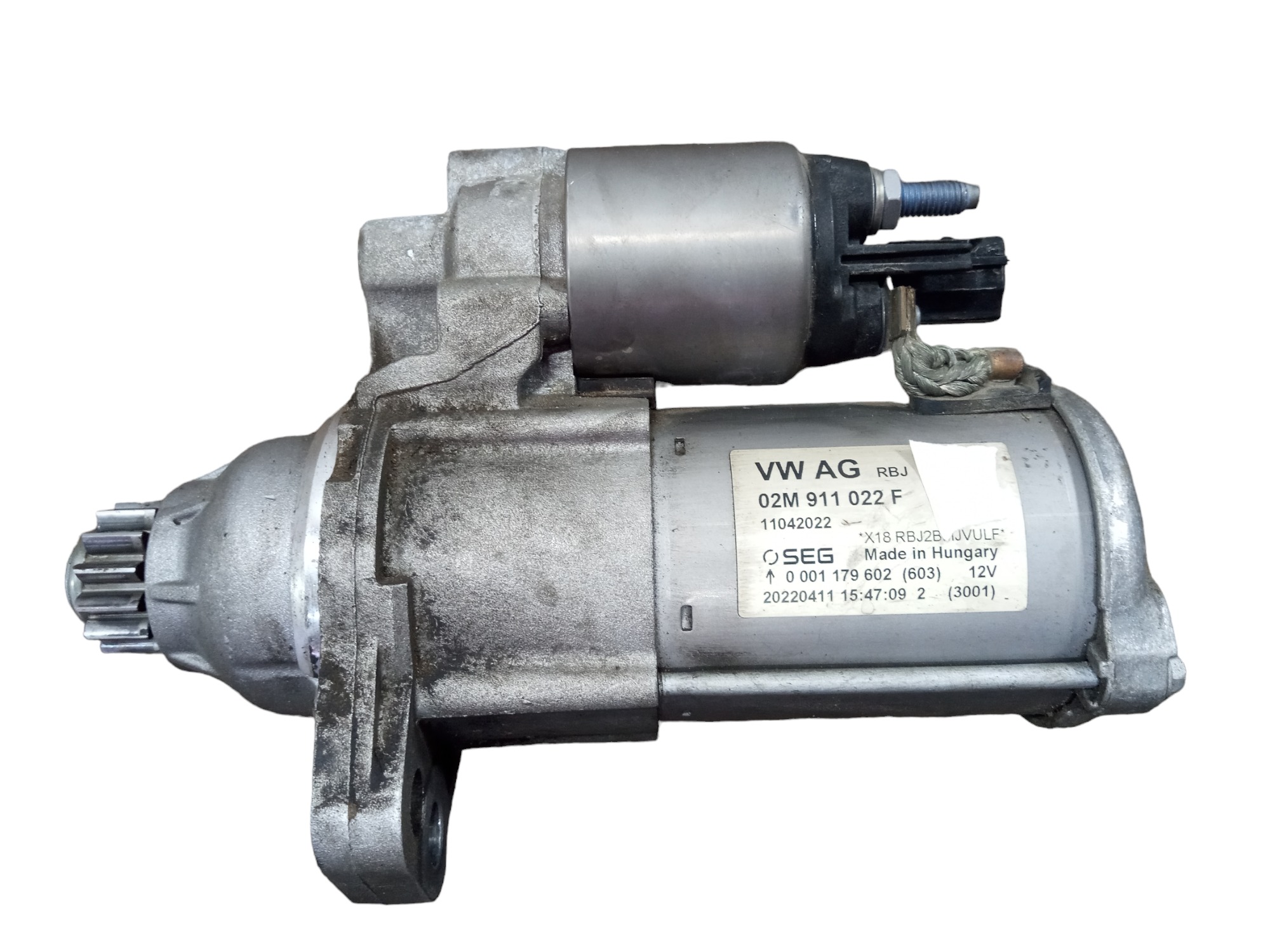 Motor Arranque Vw Nivus Tcross 1.4 Highline 2023