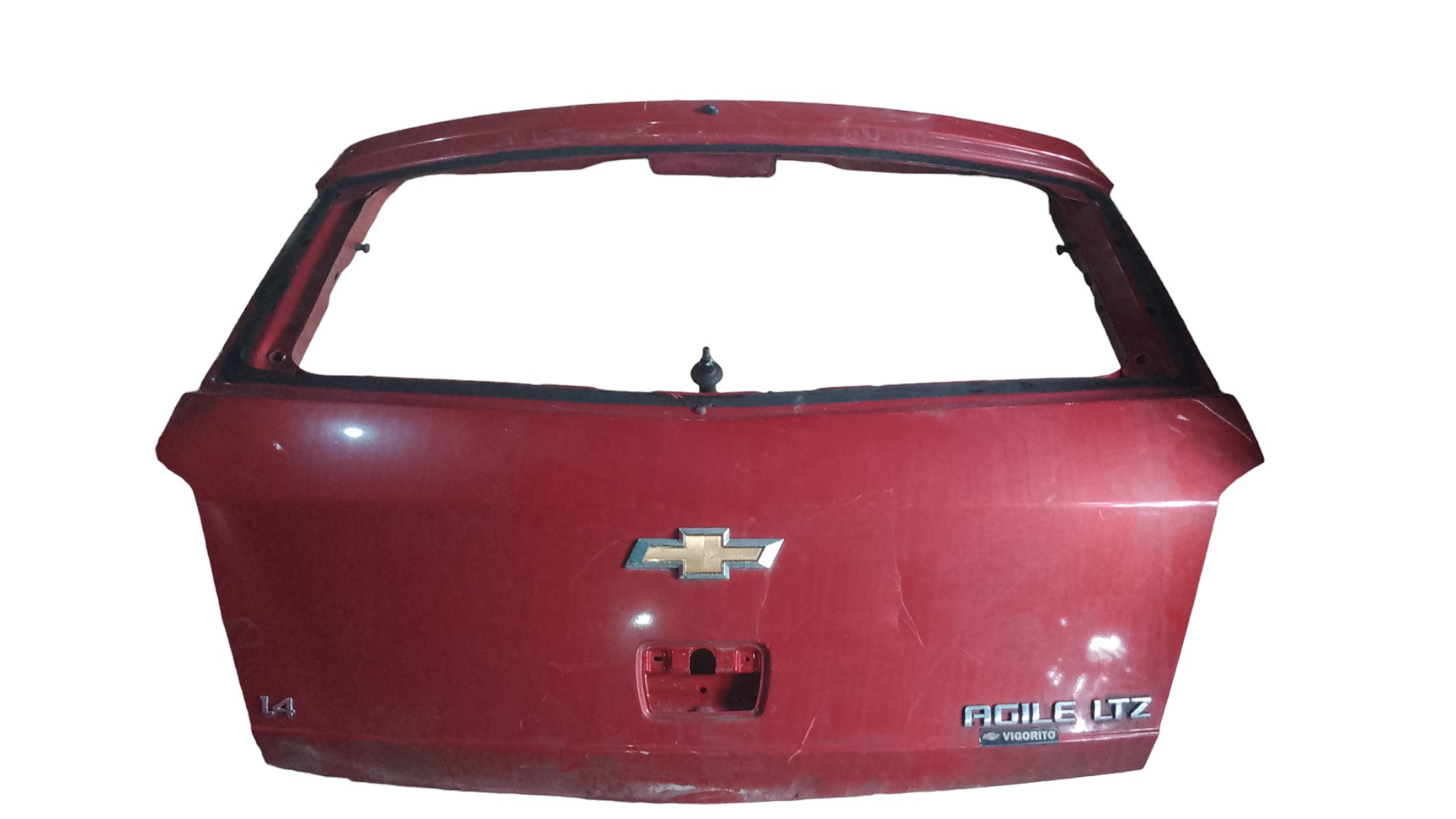 Tampa Traseira Chevrolet Agile Original Sem Viro  Vermelho