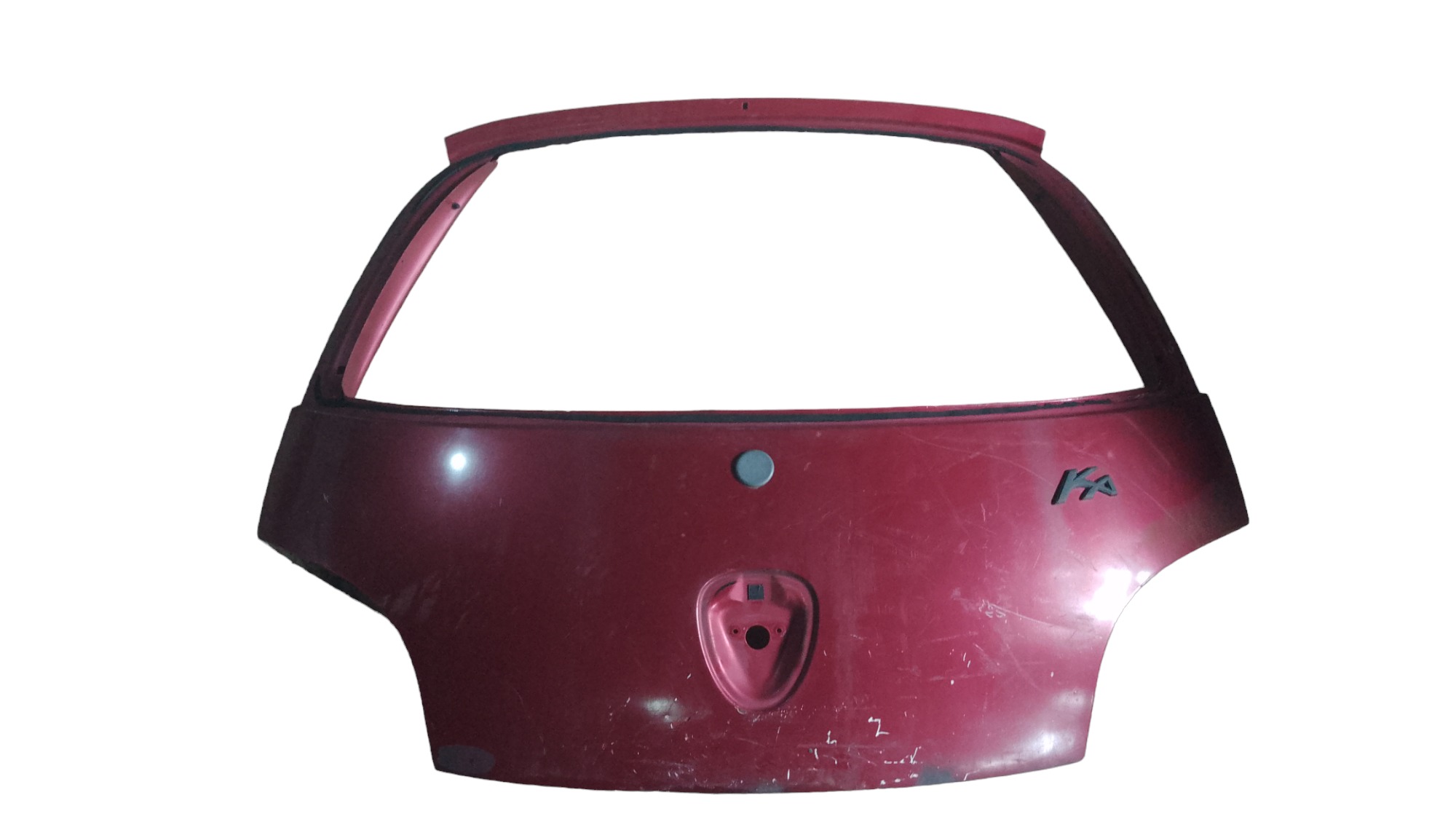Tampa Traseira Ford Ka 97 99 Antigo Sem Vidro Original  Vermelho