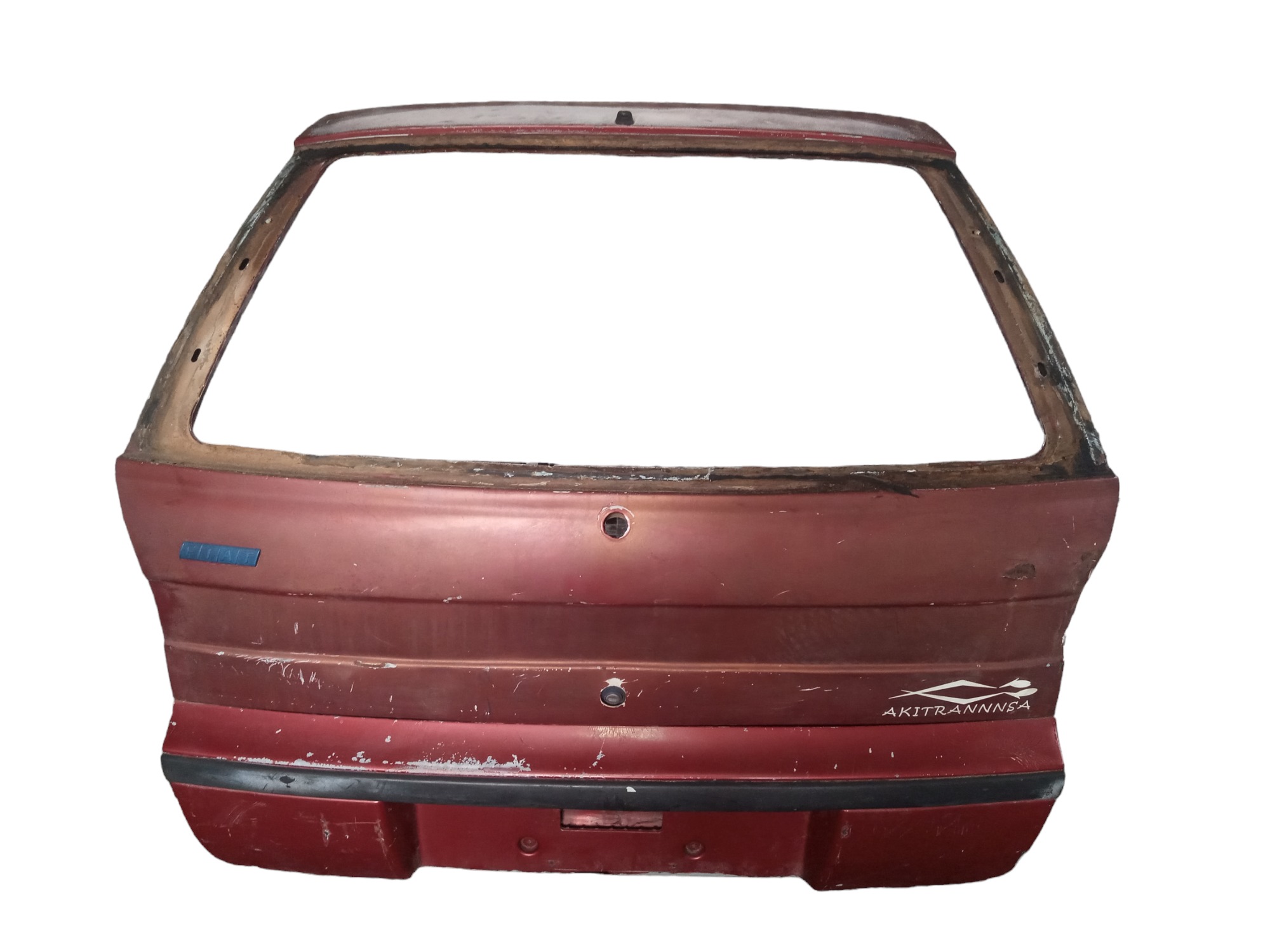 Tampa Traseira Fiat Palio Weekend 1997 2000 Original So Lata Vinho