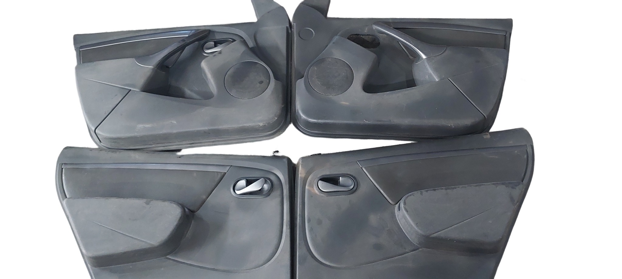 Jogo Forro Porta Renault Logan 4prts Original 8200806079 Preto