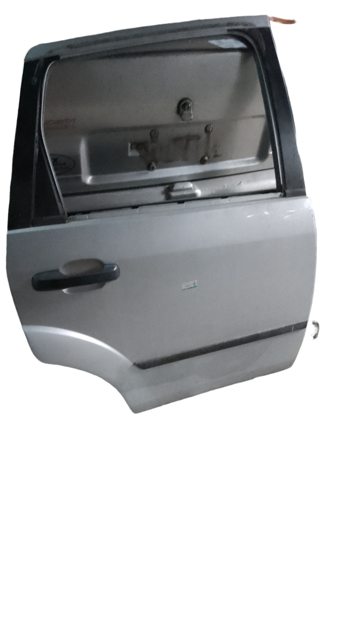 Porta Traseira Direita Ford Ecosport 2005 Prata Orig S/Porta