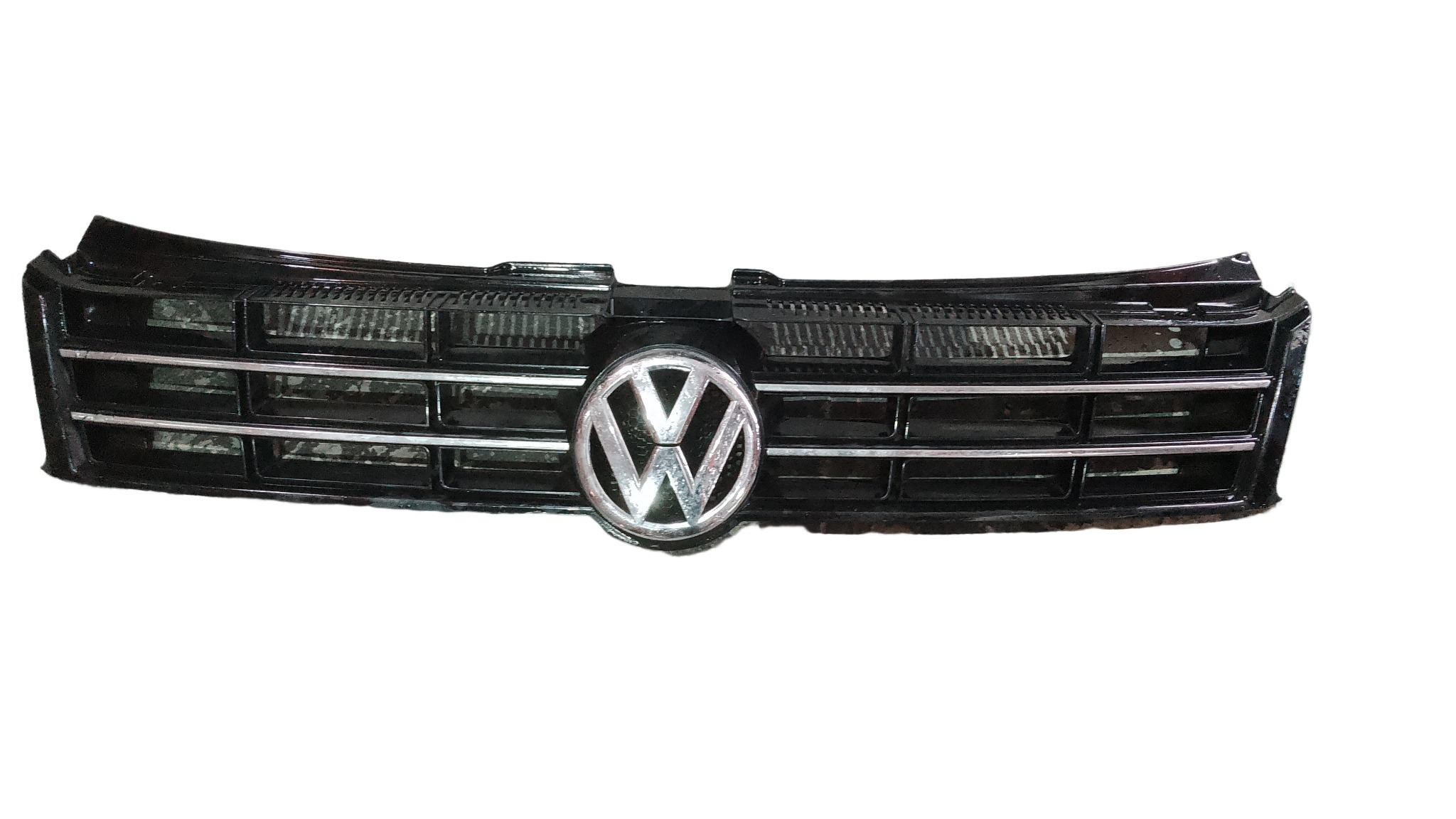 Grade Frontal Dianteira Vw Polo 10/14 C/detalhe F/trava Orig Pret A