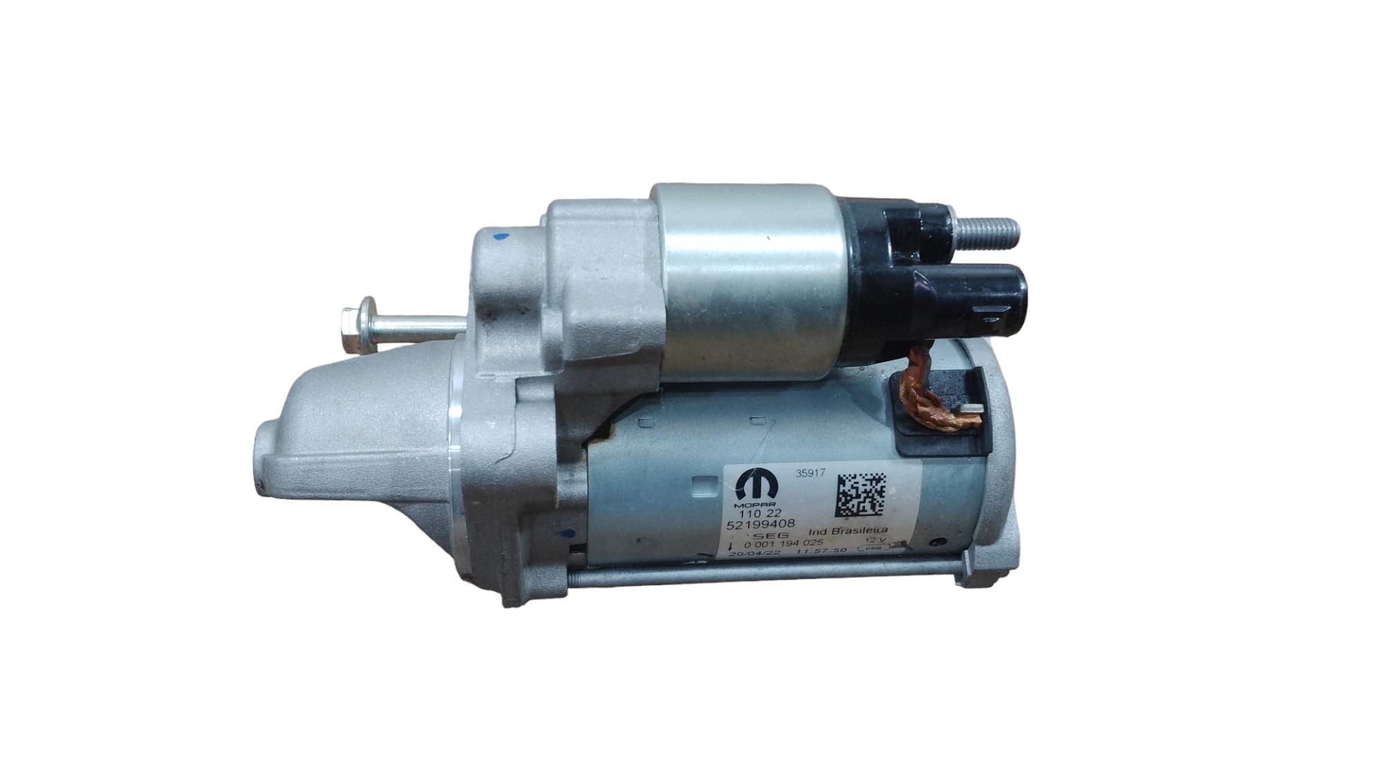 Motor De Arranque Partida Fiat Pulse 1.0 Turbo 3cc 2022 Orig