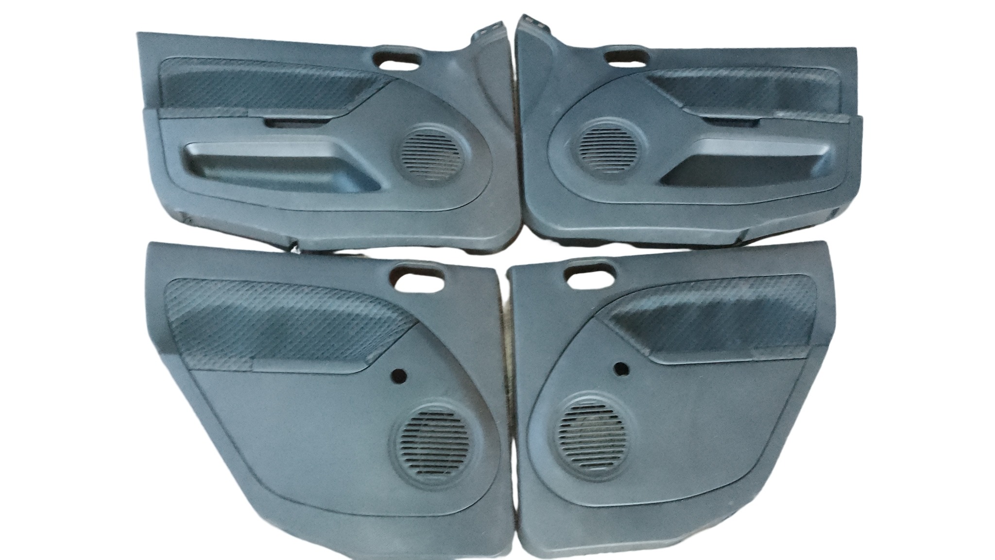 Jogo Forro De Portas Ford Fiesta 03/14 Original  Cinz