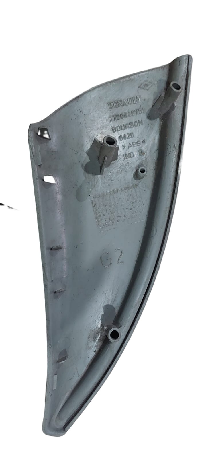 Moldura Interna Retrovisor Esq Clio Original 7700845733 Cinza