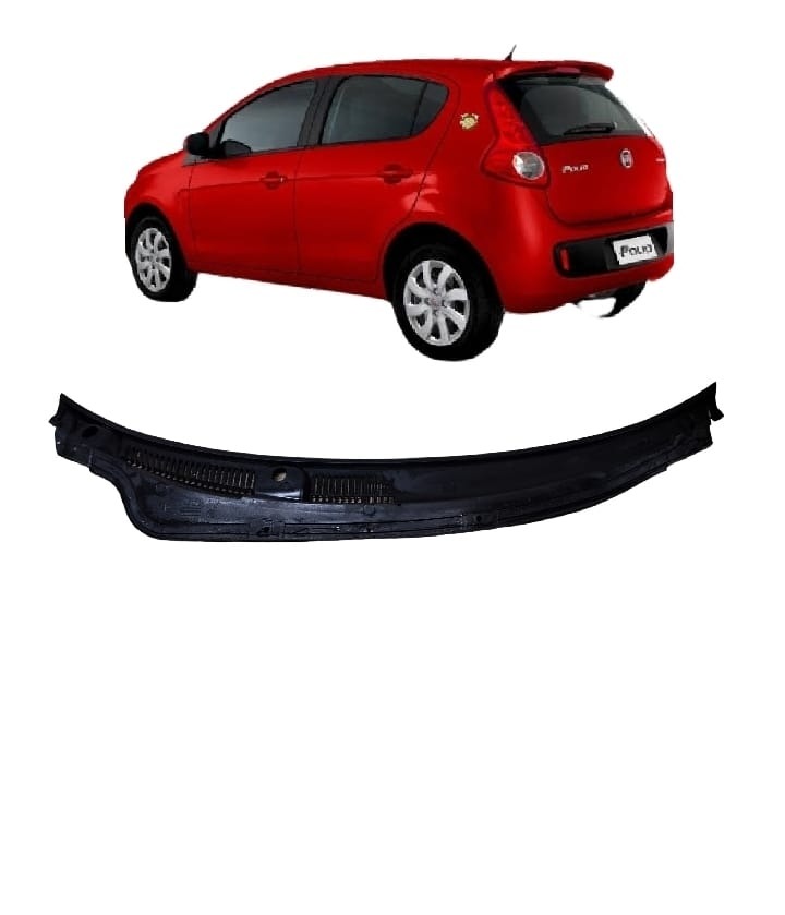 Grade Churrasqueira Fiat Palio Attractive 2013 Original  Preto