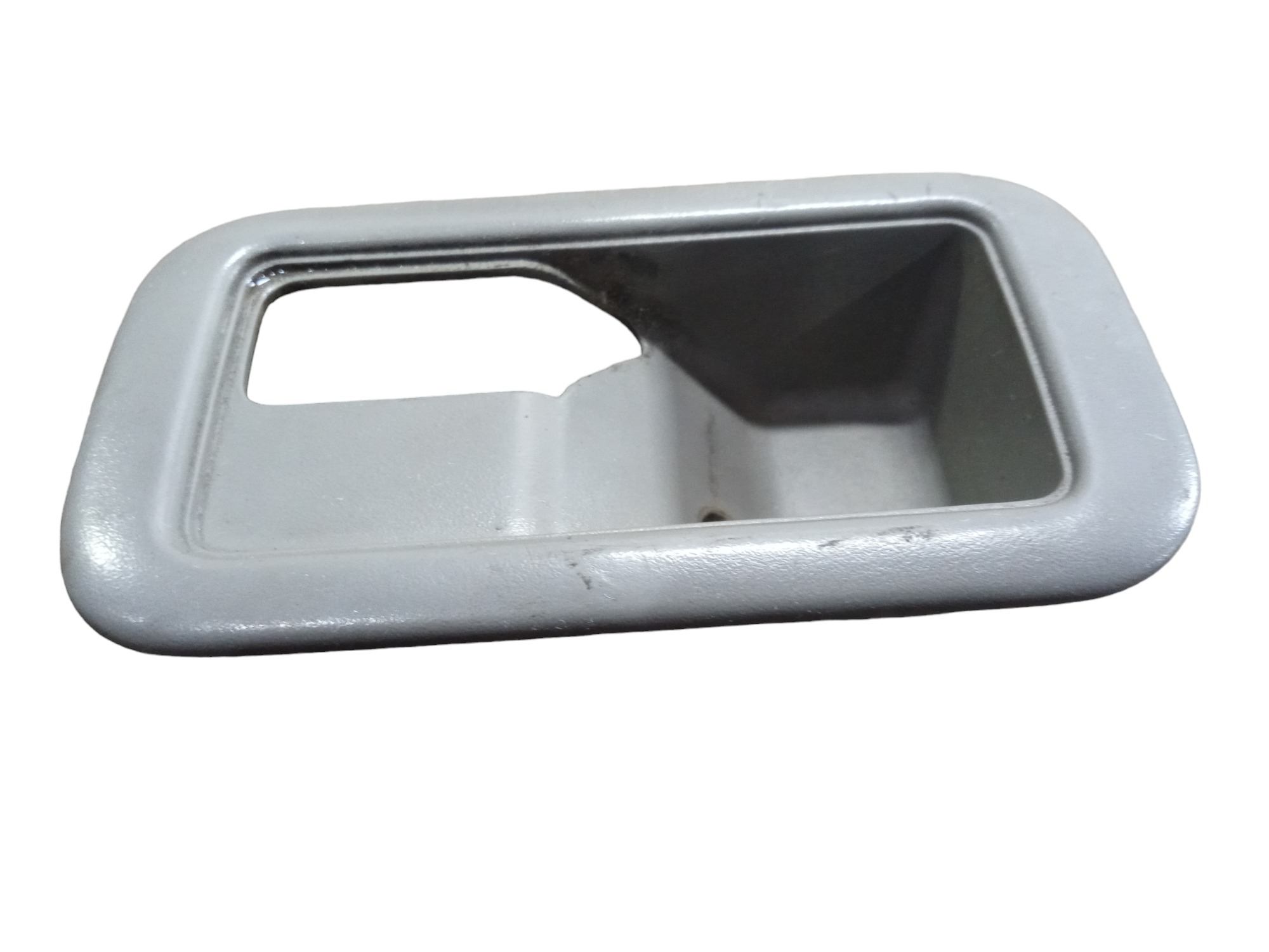 Moldura Macaneta Interna Direita Ford Escort Sapao 1993 1996 Cinza Dianteira