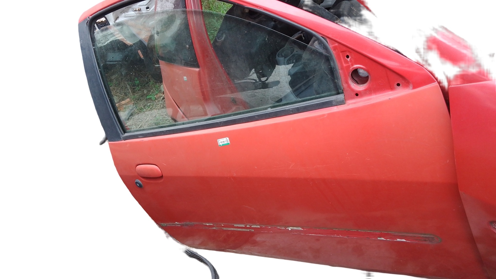 Porta Direita Ford Ka 2 Portas 97/07 Original Vermelha  Dianteira Direito Vermelho