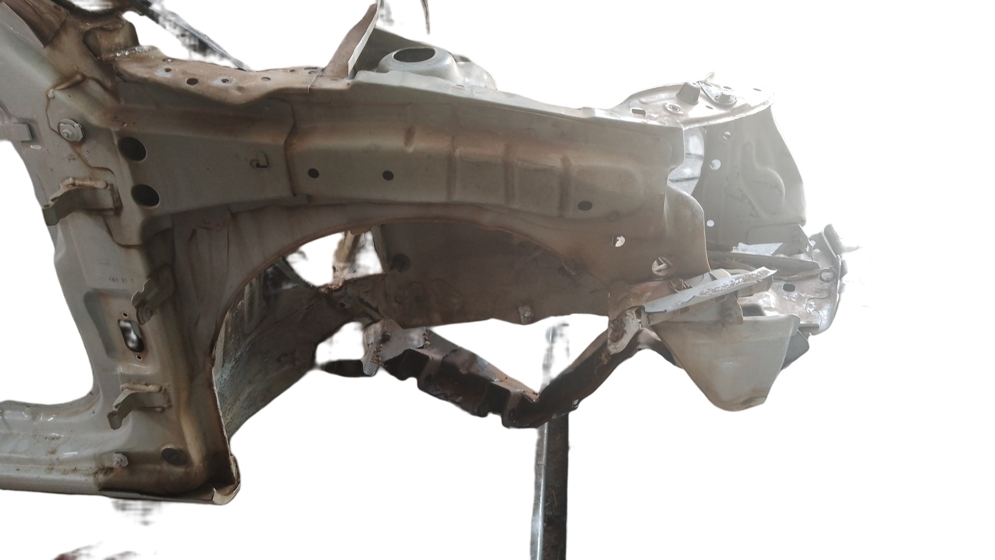 Longarina Com Pé De Coluna Lado Direito Renault Clio 2015