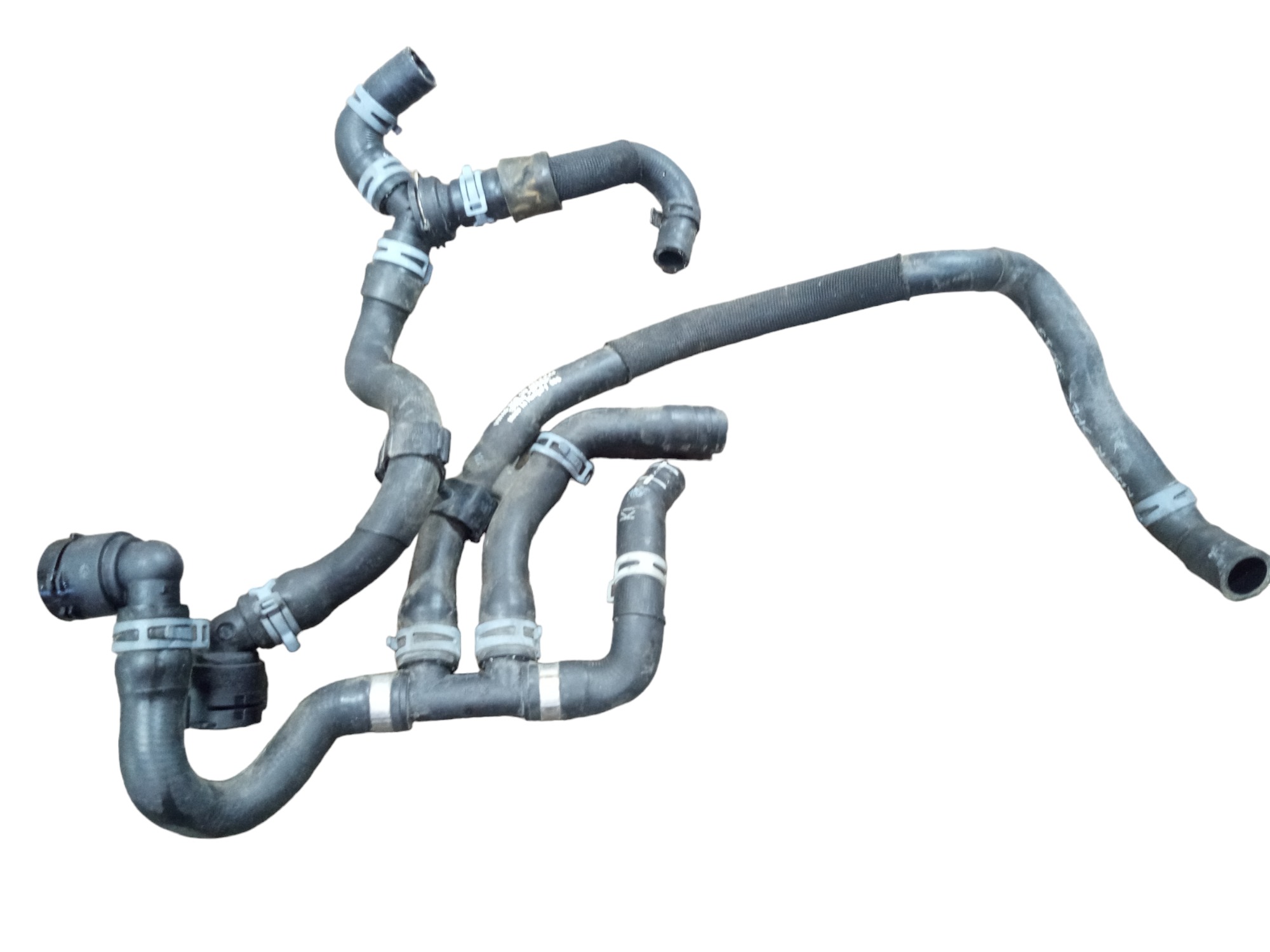 Conjunto Mangueira Agua Radiador Traseiro Motor Vw Nivus 1.0
