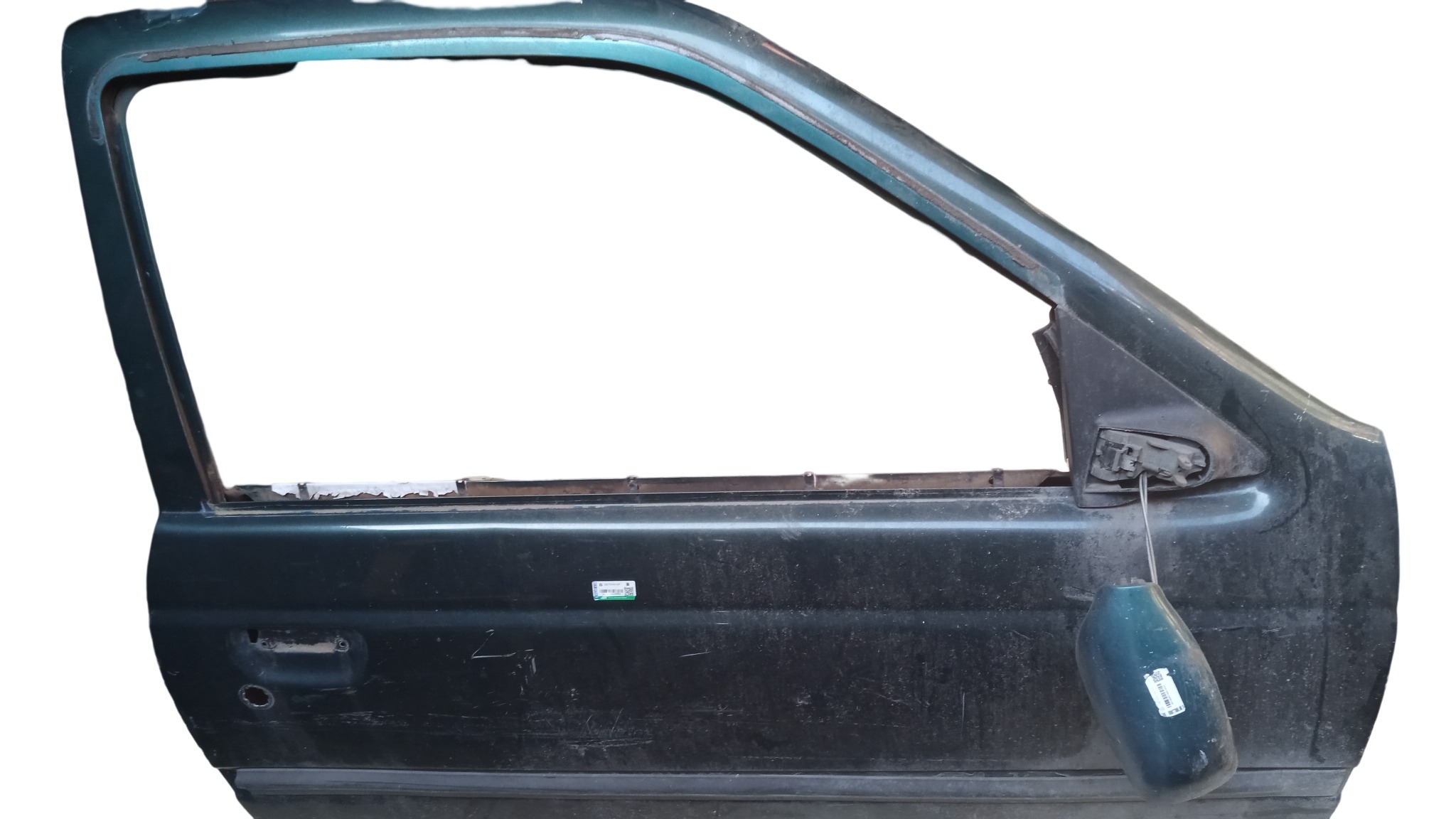 Porta Direita Vw Logus Verde Original  Só Lata Dianteira Direito Verde