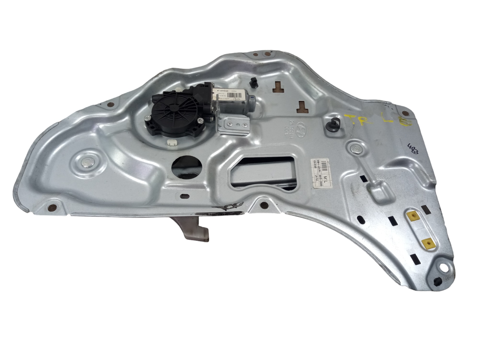 Maquina Vidro Traseiro Esquerdo Hyundai Ix35 2.0 2013 Preto