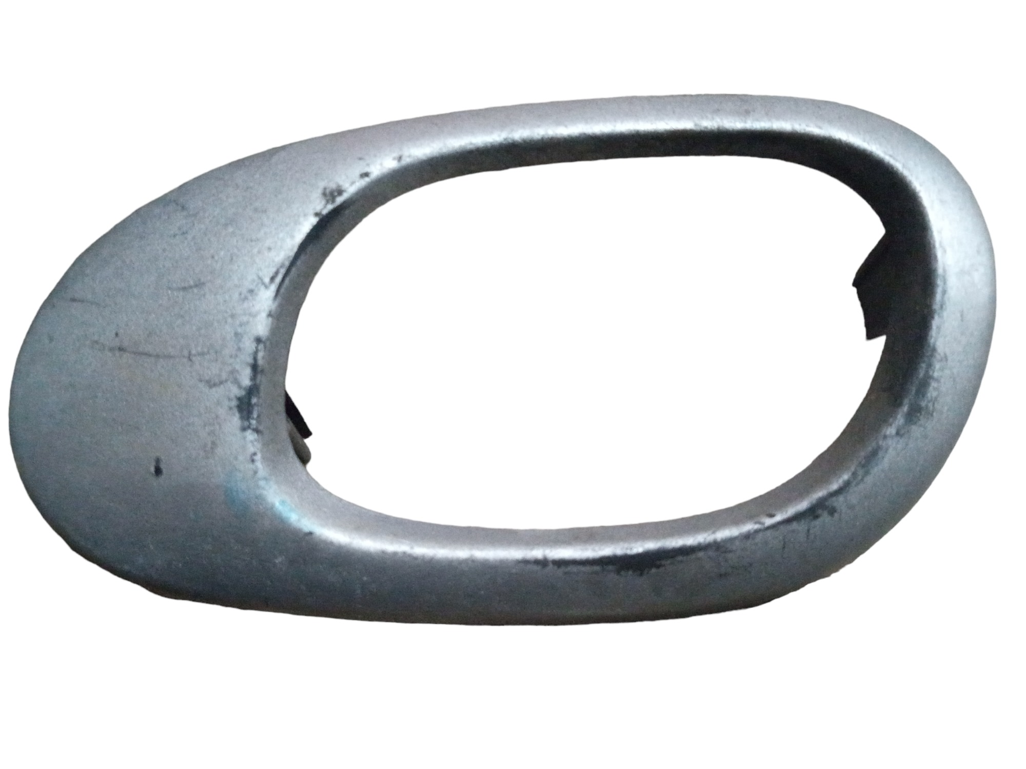 Moldura Macaneta Interna Dianteira Direita Peugeot 206 207 Prata