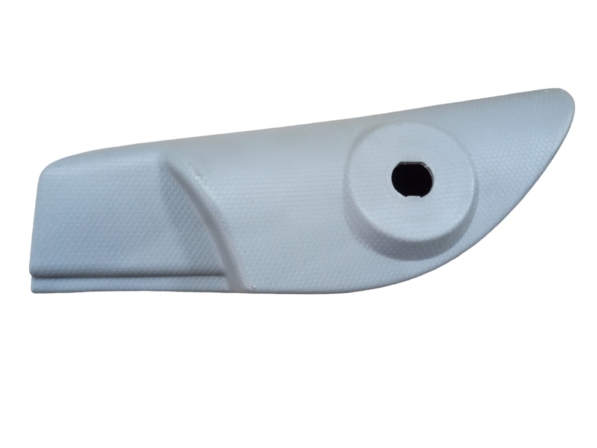 Moldura Interna Retrovisor Esquerdo Palio Grand Siena 2013 Cinza-escuro
