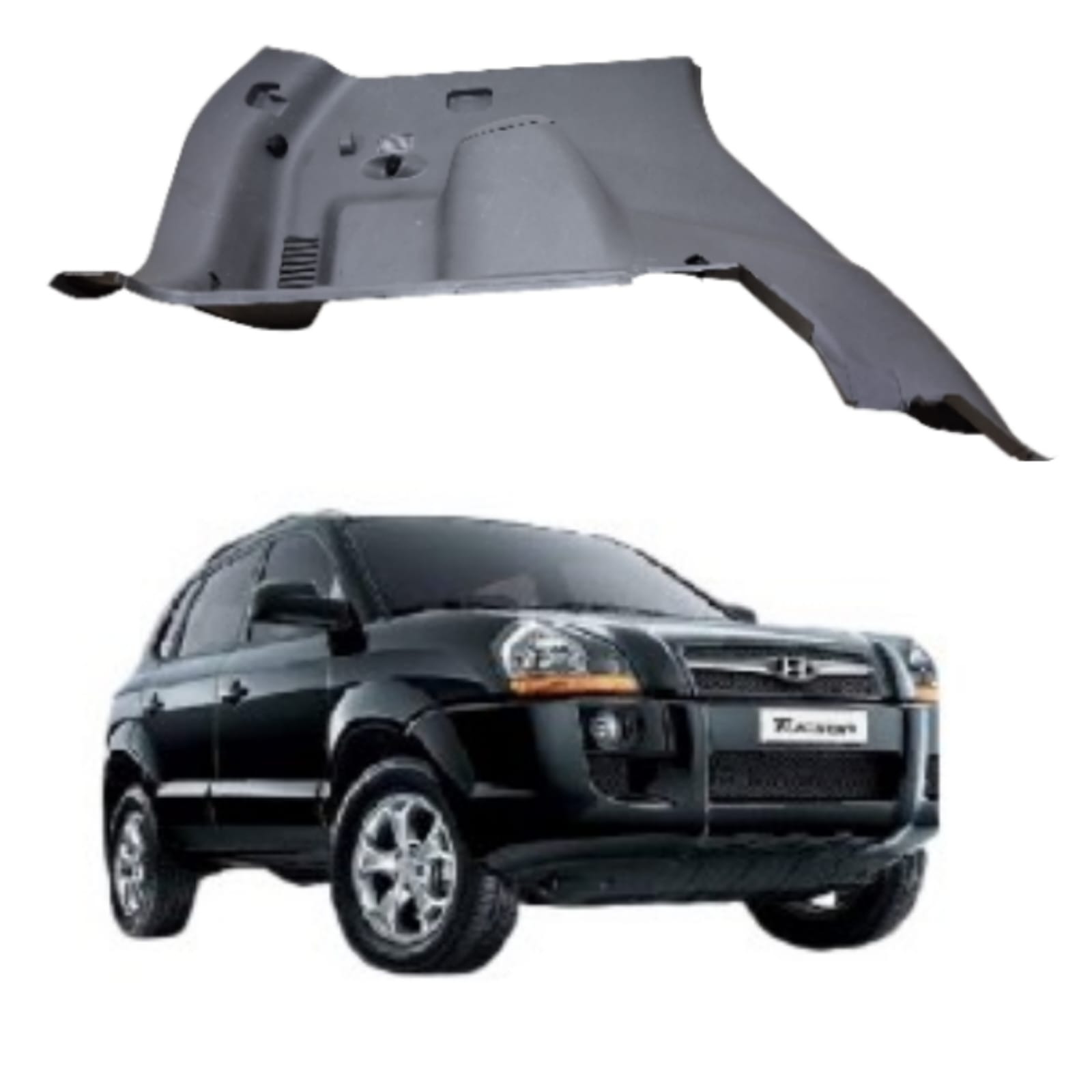 Forro Lateral Traseiro Esquerdo Porta Malas Tucson 2008 2016