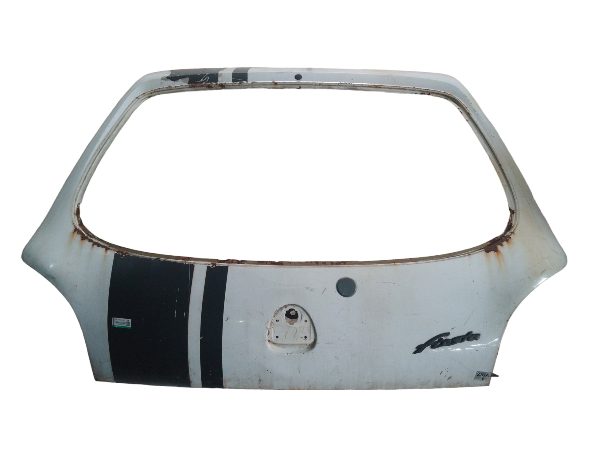 Tampa Porta Malas Ford Fiesta Sem Vidro Original  Branco