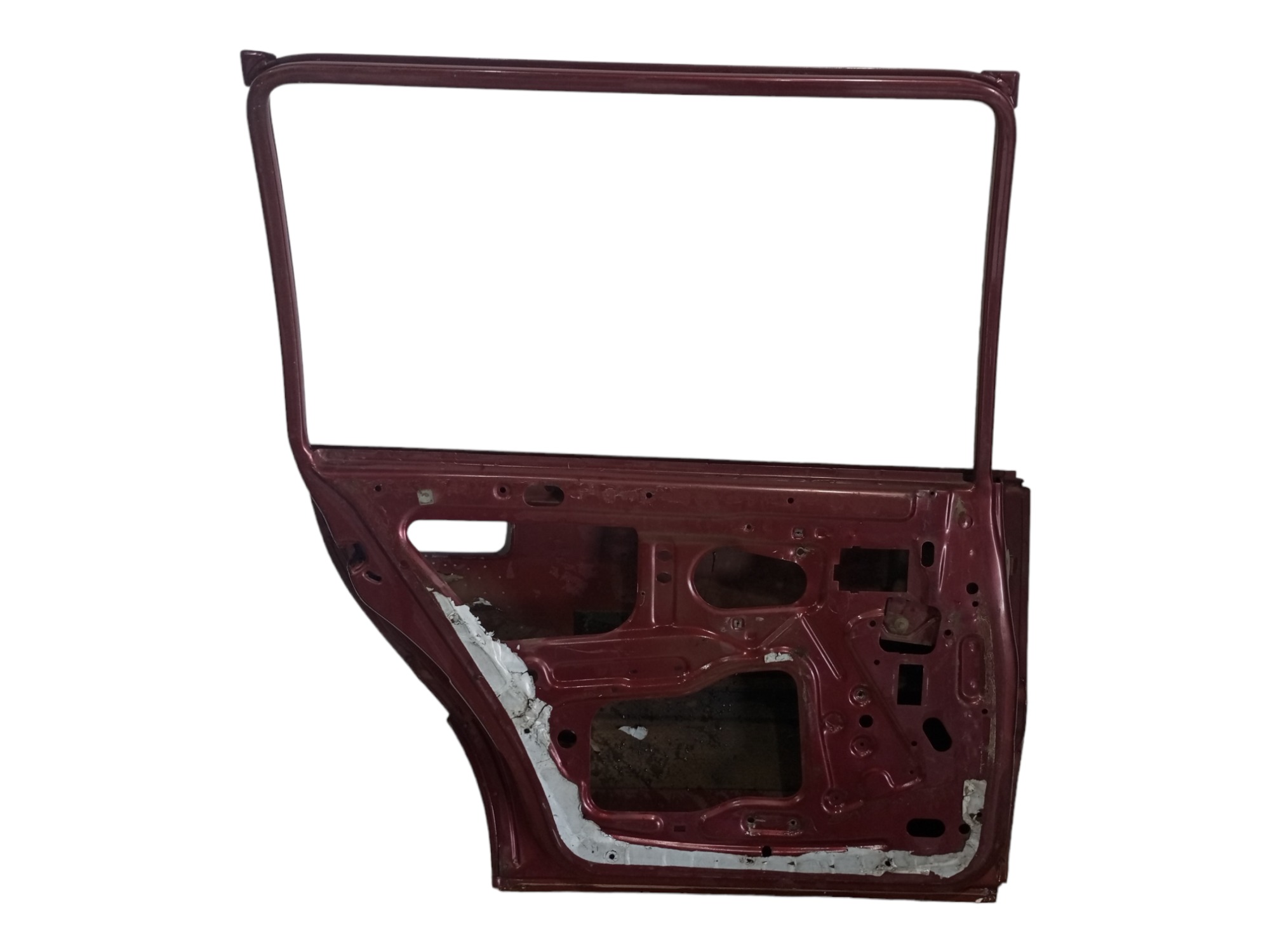 Porta Omega 93 94 95 96 97 98 Traseira Esquerda Chevrolet Traseira Esquerdo Vermelha 5