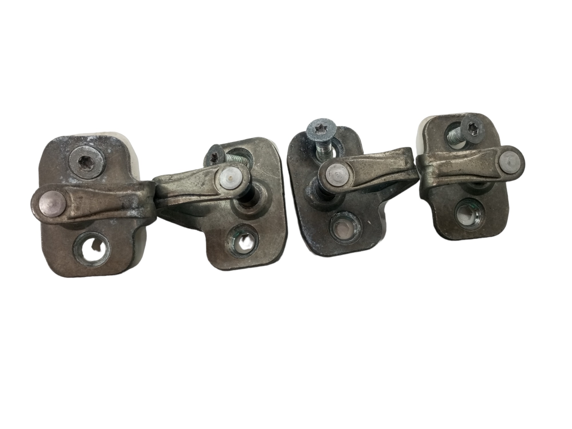 Batente Porta Captiva 2008 2009 2010 Chevrolet Gm Jogo  Traseira Ambos Prata 4