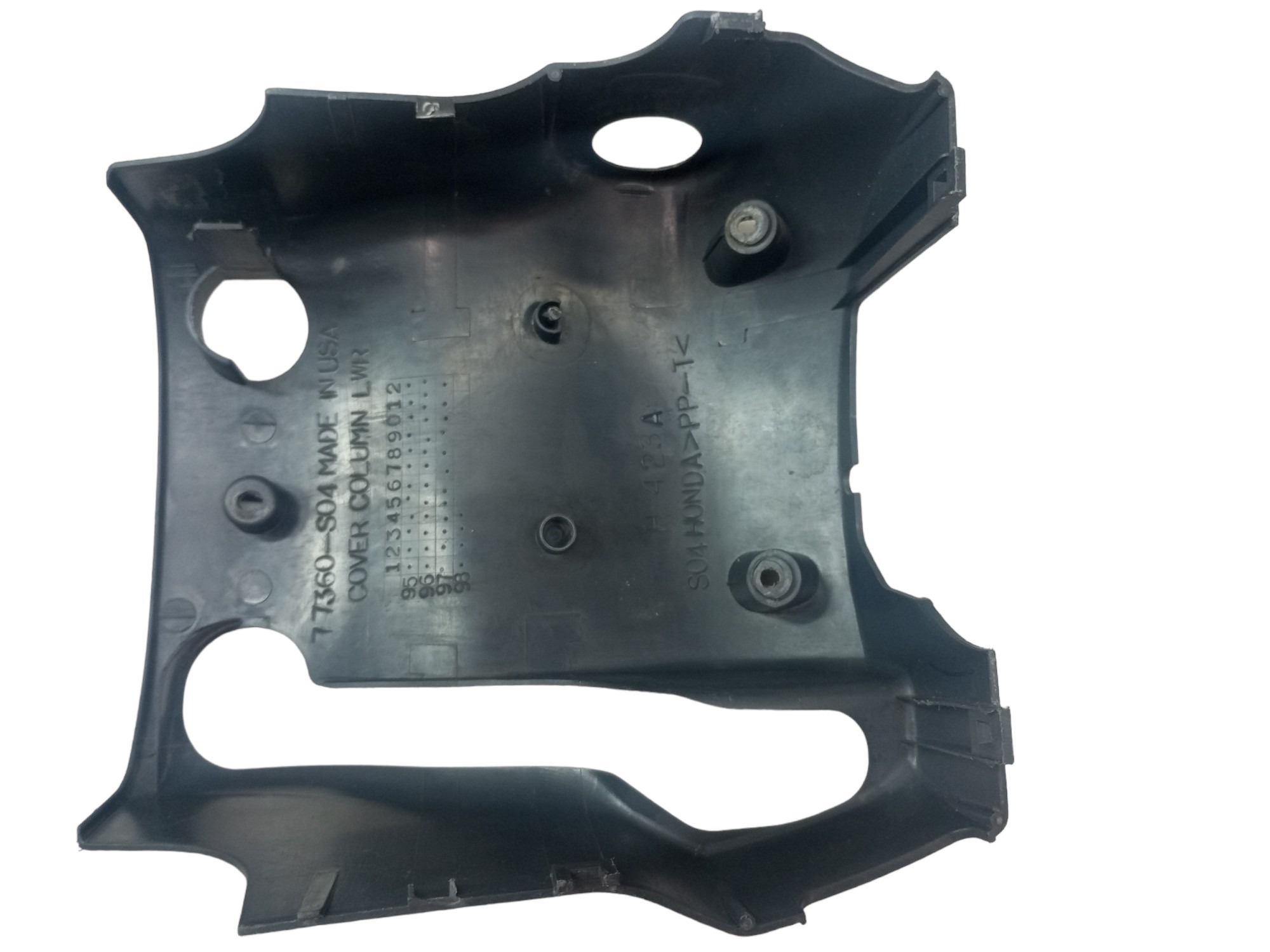 Moldura Coluna Direcao Chave Seta Honda Civic 96 2000 5