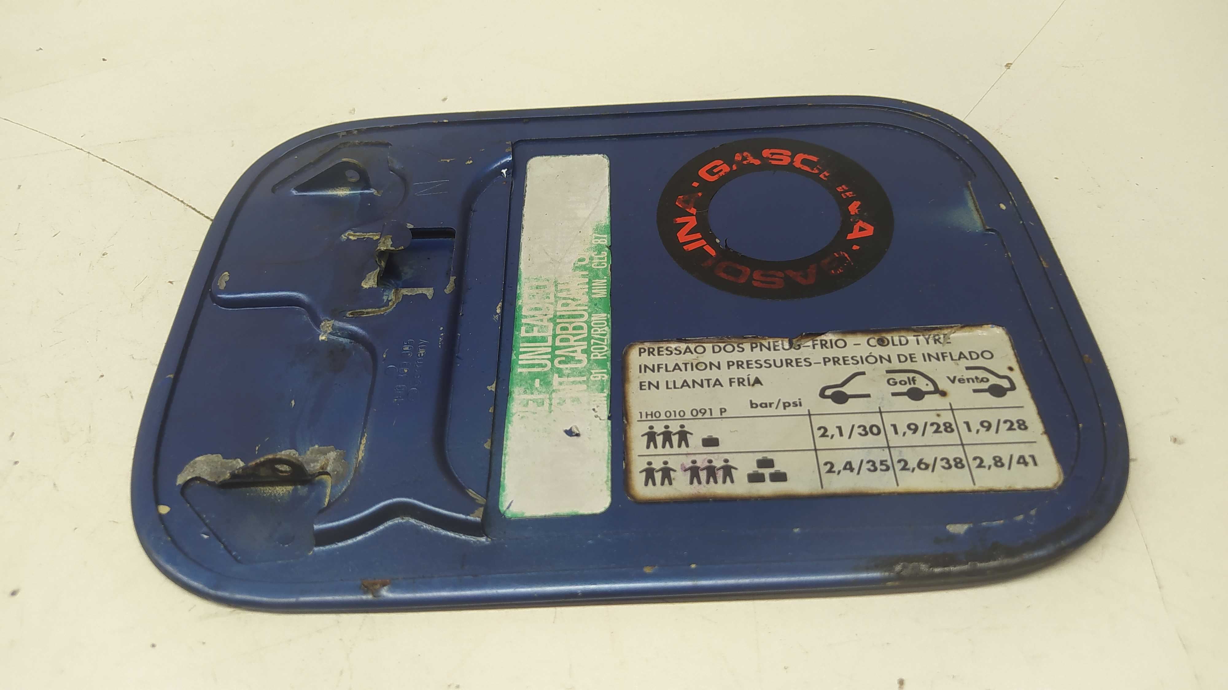 Portinhola Tampa Tanque Combustível Golf Gl 95 Azul 1995 3
