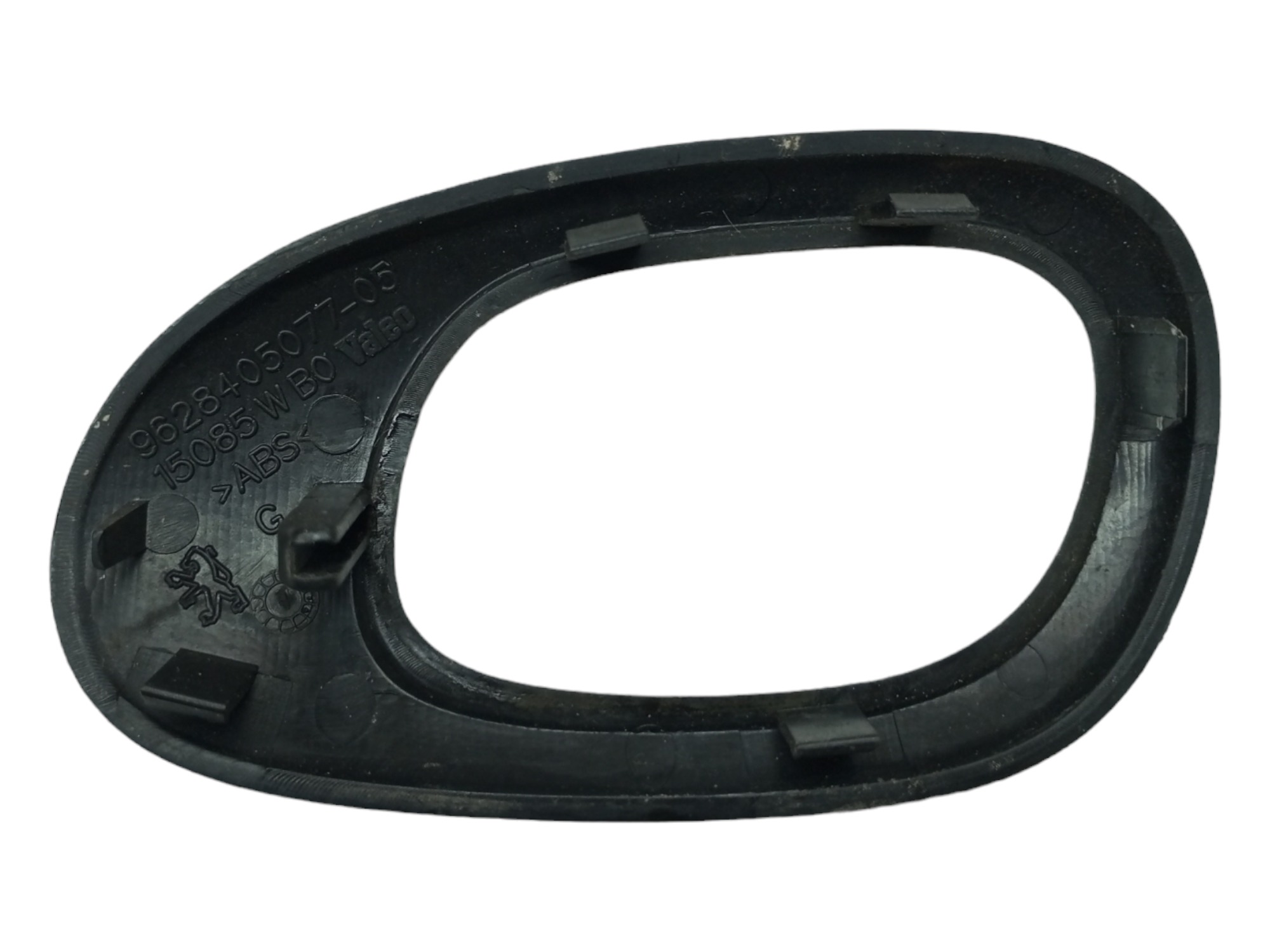 Moldura Macaneta Interna Peugeot 206 2006 Dianteira Esquerd Preto Dianteira 3
