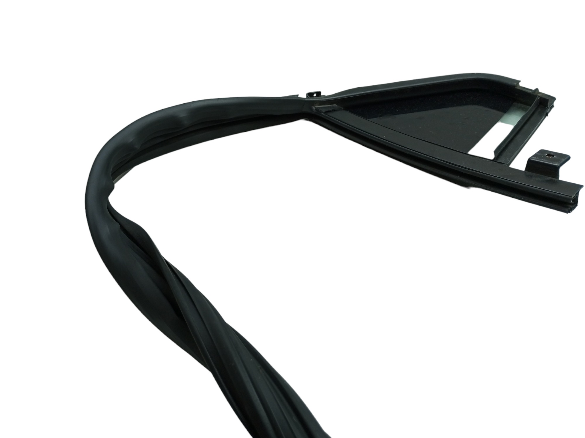 Borracha Vidro Fixo Onix Prisma Gm Esquerdo 2013 2014 2015 Preto 3