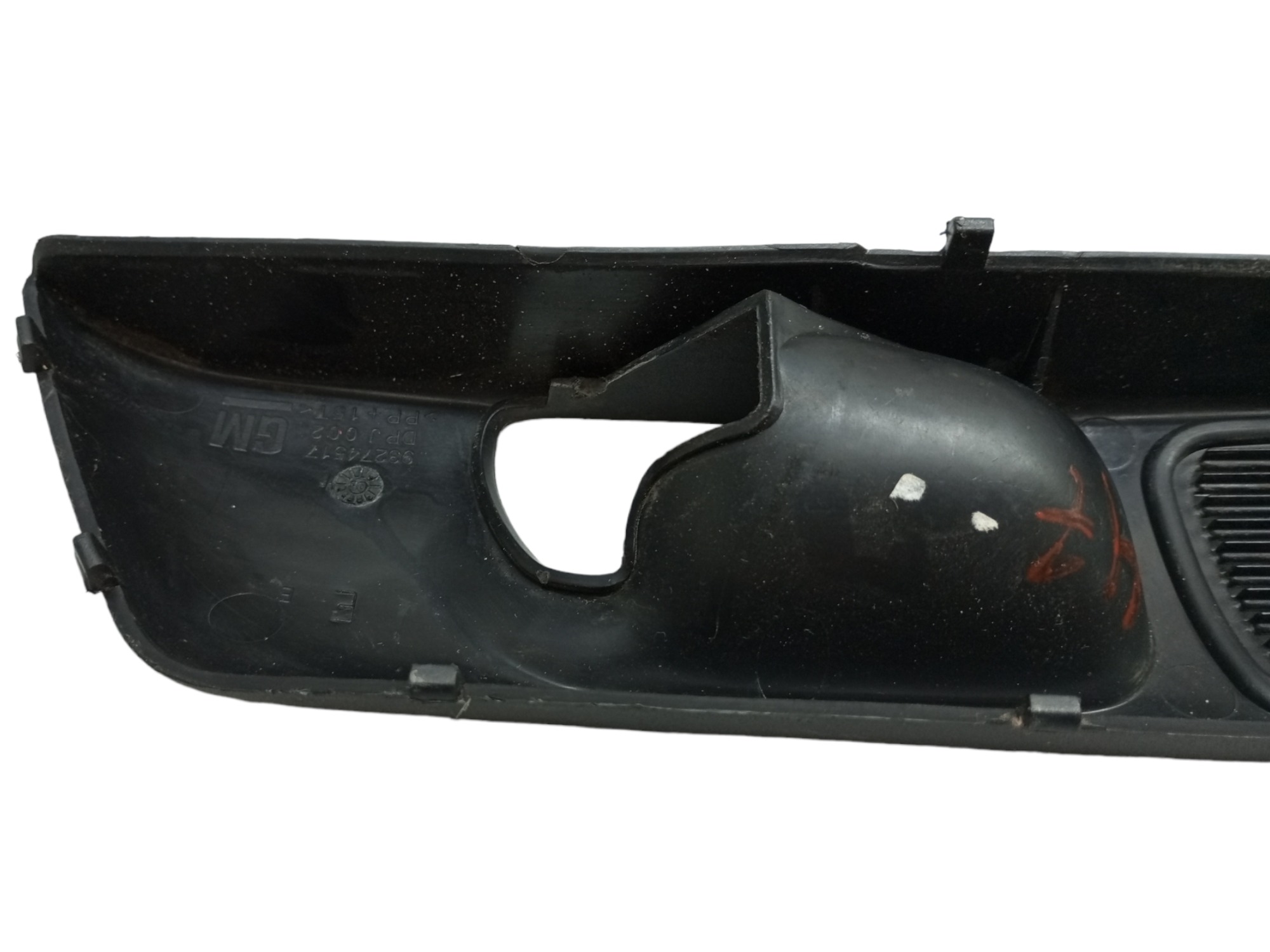 Moldura Macaneta Interna Astra Traseira Esquerda 99 200 Gm Preta Traseira 7