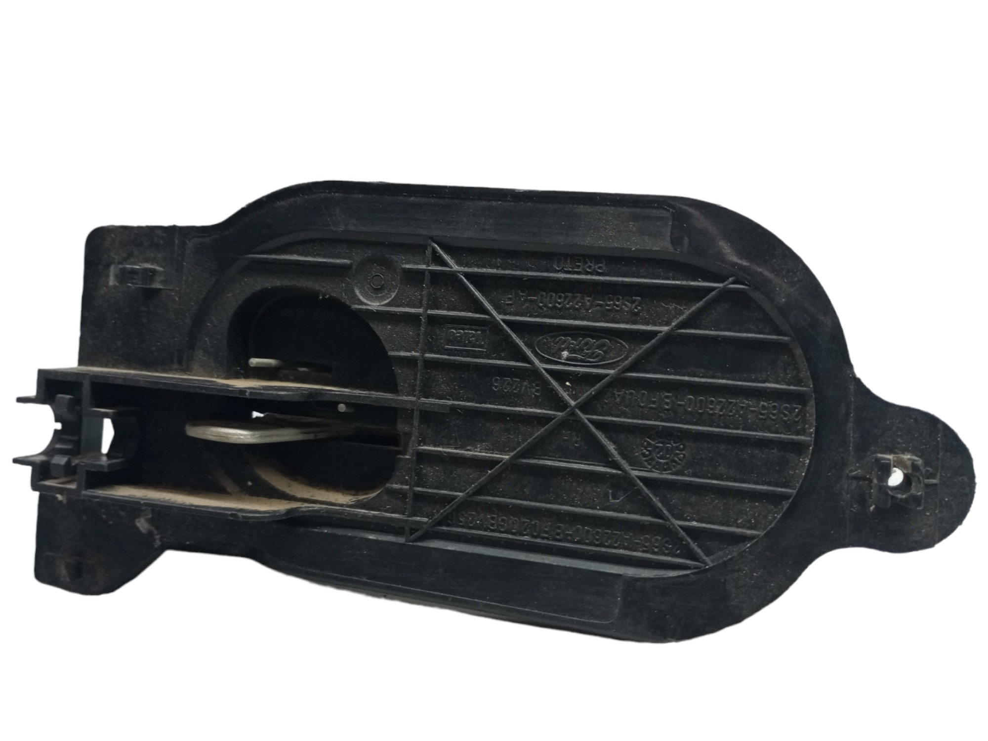Macaneta Interna Porta Traseira Direita Ford Fiesta 2006  Cinza Dianteira 6