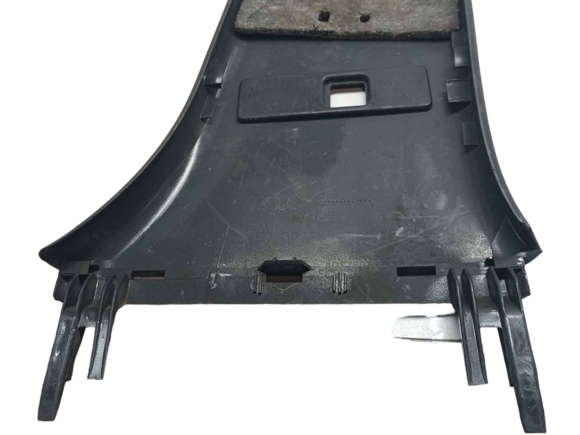 Moldura Acabamento Coluna Central Audi A4 97 98 99 Esquerdo Preto 3