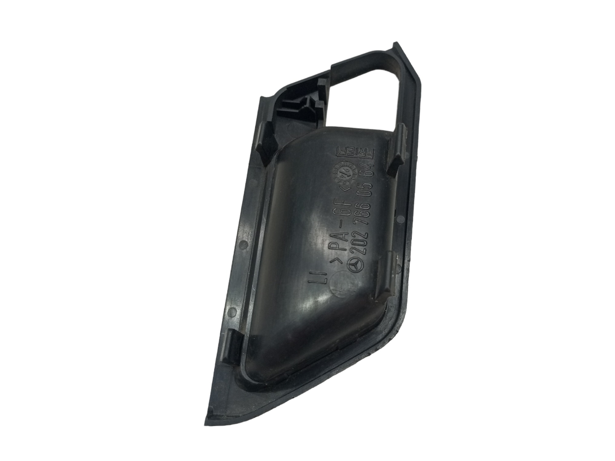 Acabamento Macaneta Mercedes C280 2000 Traseira Esquerda  Preto Traseira 5