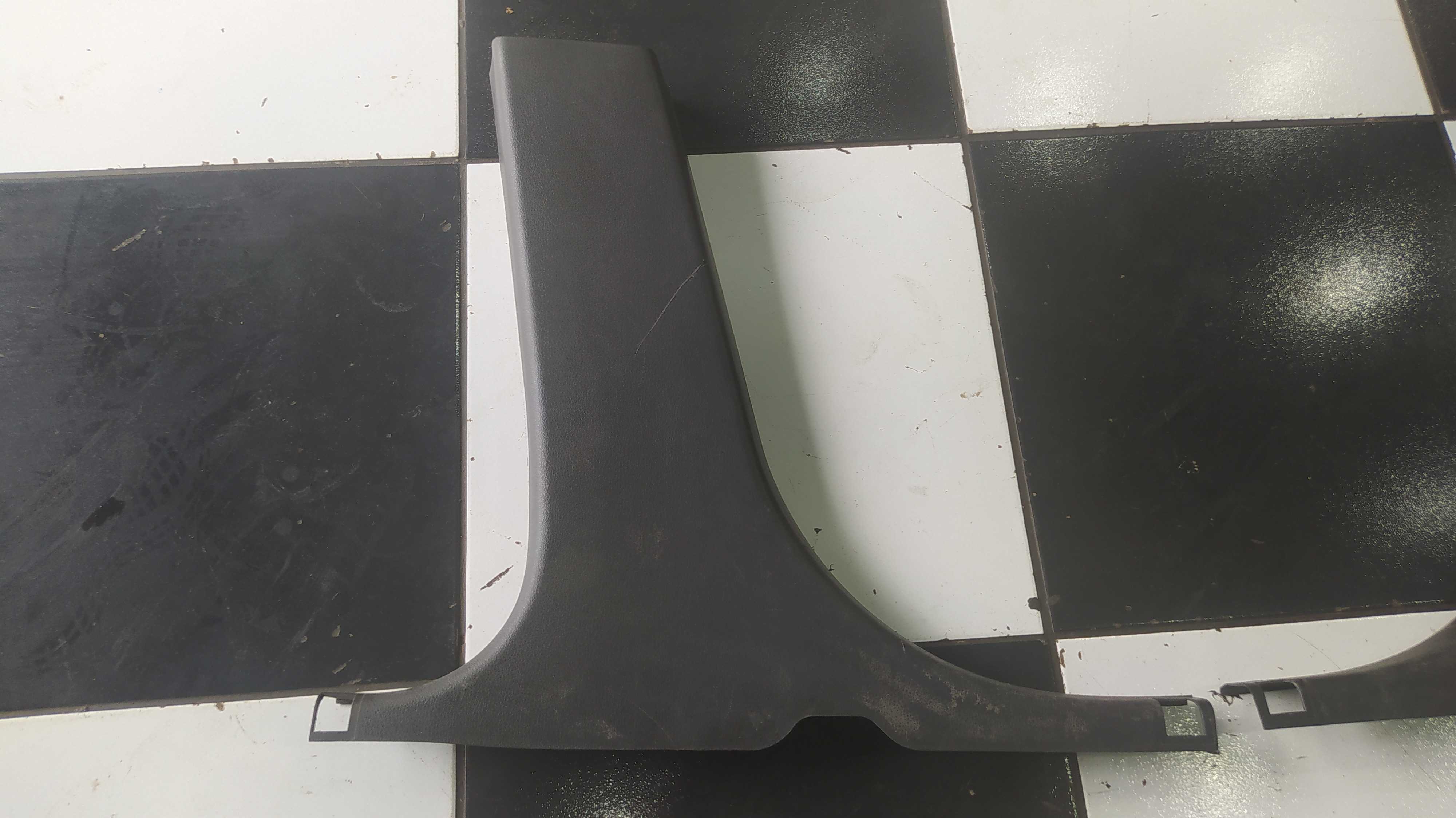 Par Moldura Acabamento Coluna Central Inferior Ford Fusion Preto 2