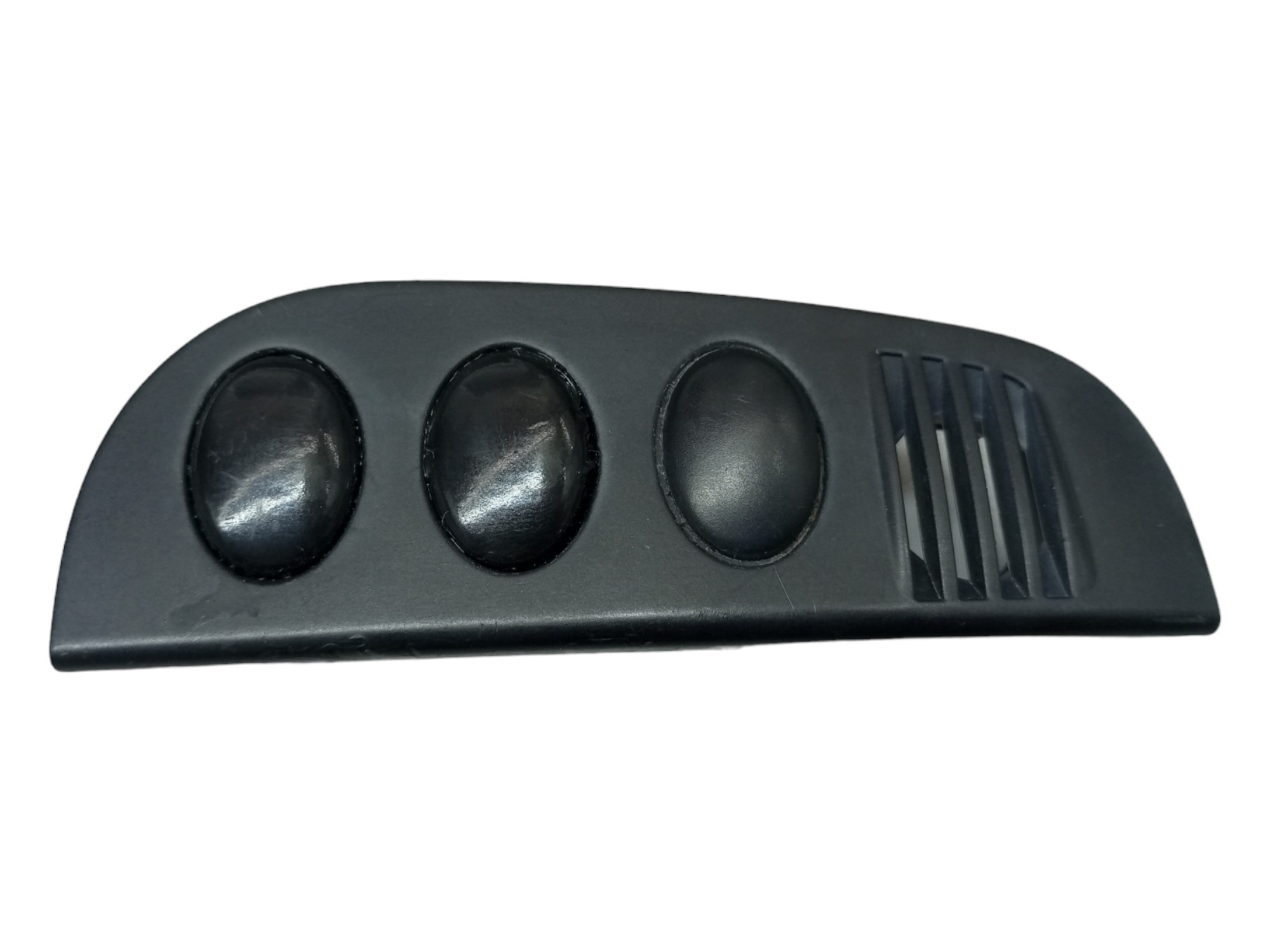 Moldura Botao Falso C3 2003 2006 2007 2009 2012 Citroen Preto 1